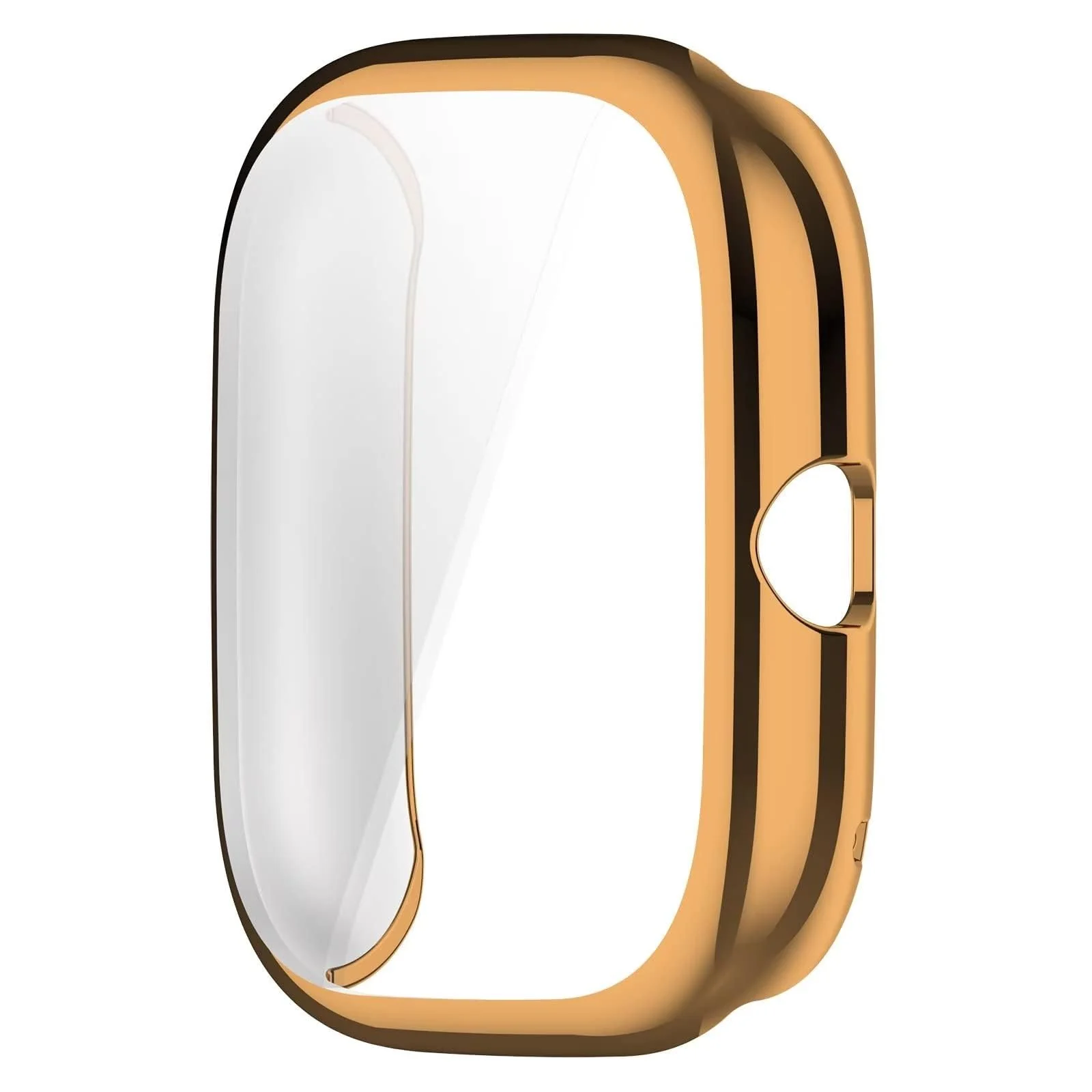 DL3 Mobilak Case Compatible with Amazfit GTS 4 Mini (Not for GTS4) Case All-Around Screen Protector Watch Soft TPU Shockproof Cover Slim Guard Thin Bumper Shell Protector - Rose Gold