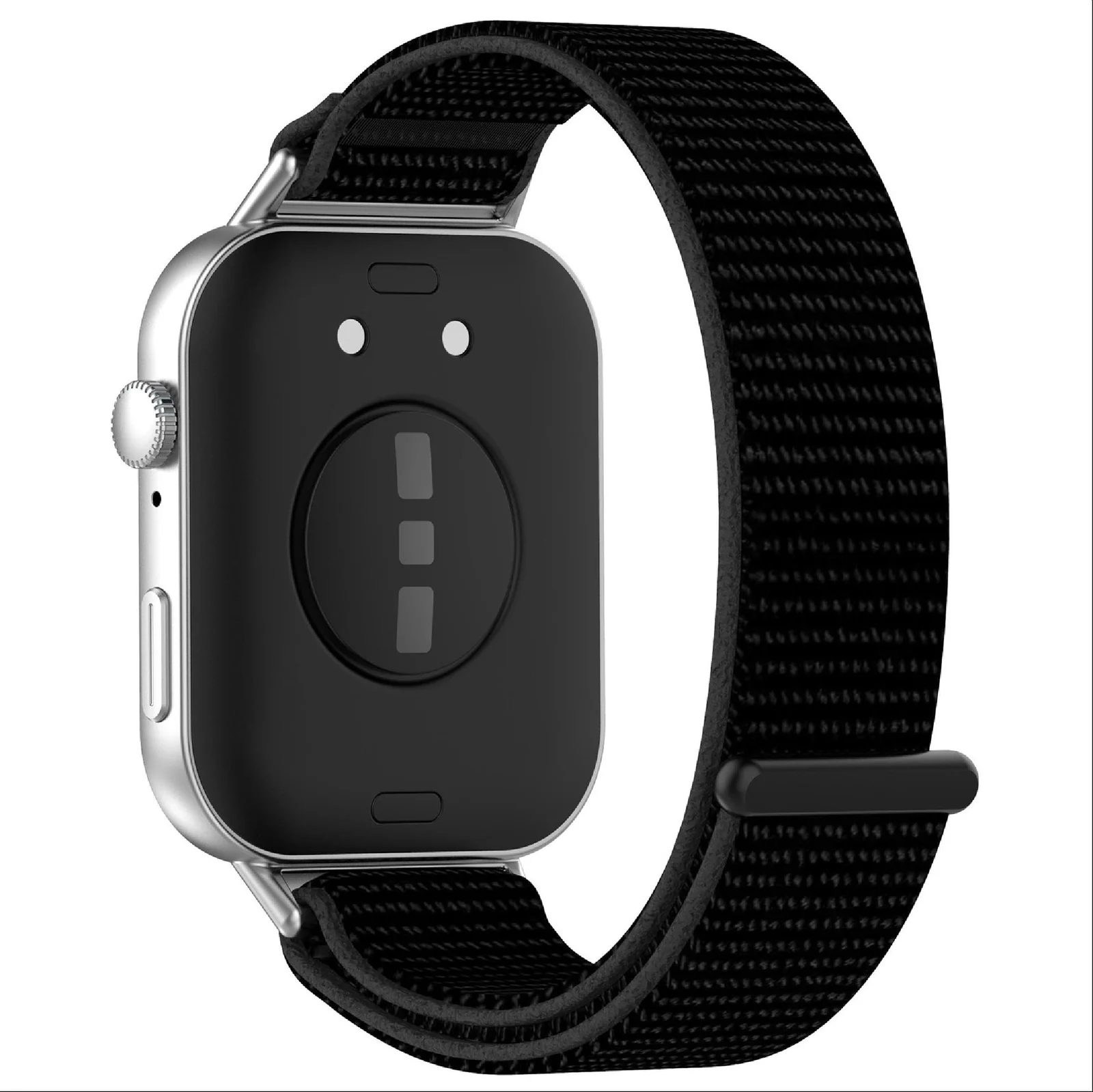 DL3 MOBILAK Elastic Nylon Watch Strap for Huawei Watch Fit 3 / Fit 4 / Fit 4 Pro / Fit 5 / Fit 5 Pro, Black