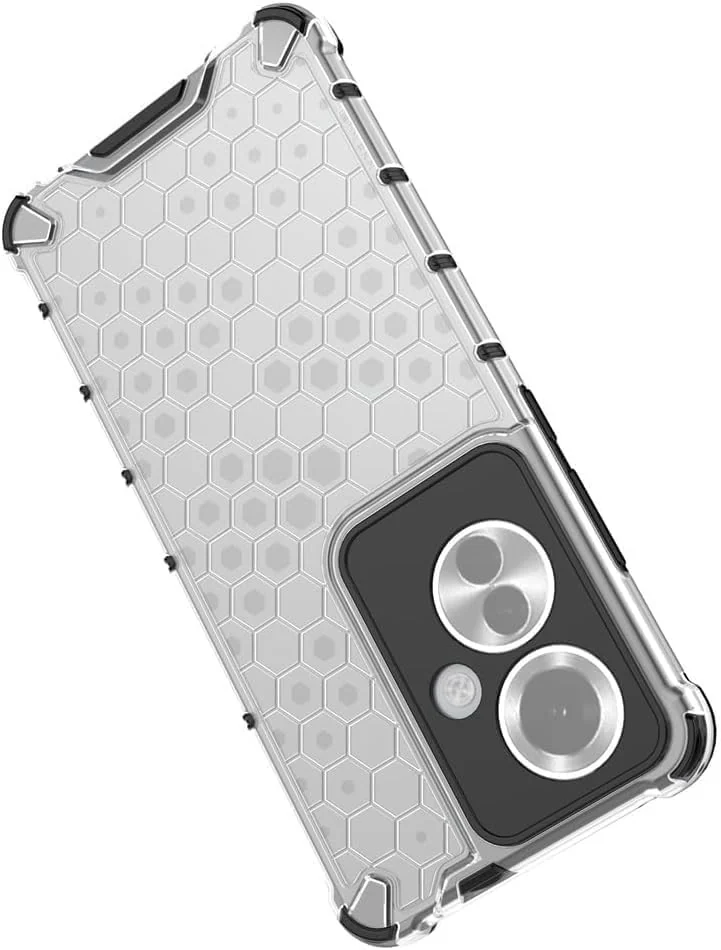 DL3 Mobilak Clear PC and TPU Protective Case for OPPO Reno 11F 5G / Reno11 F 5G with Shockproof Design - Clear
