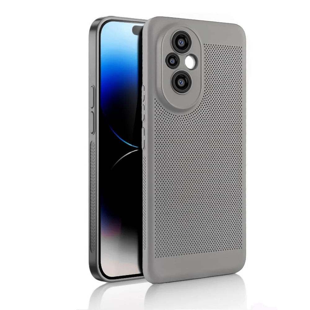 DL3 Mobilak PC Protective Case for Honor 200 Pro 5G with Camera Protection and Shockproof Design - Gray