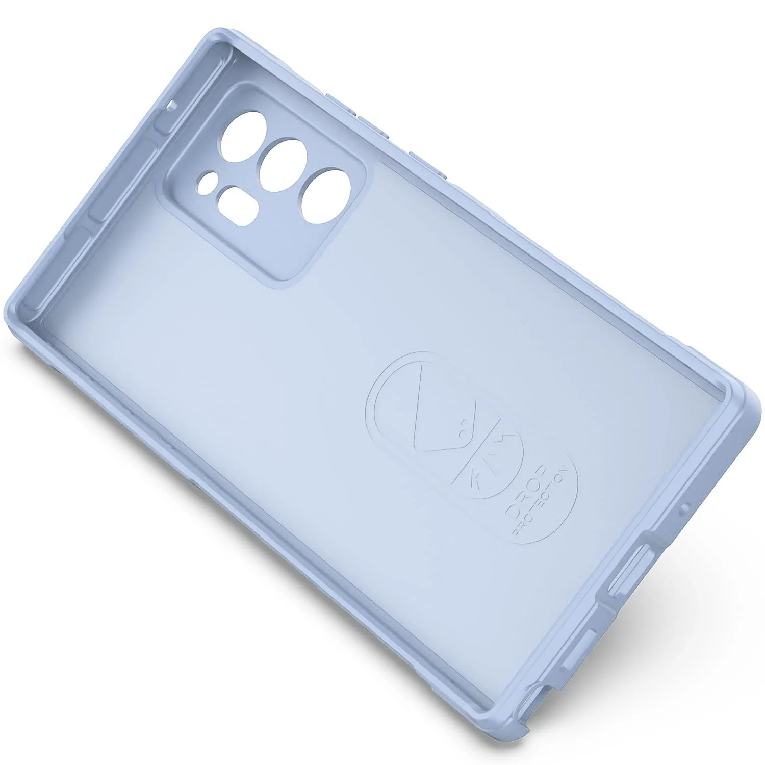 DL3 Mobilak Flexible Silicone and TPU Protective Case with Camera Protection for Samsung Galaxy Note 20 Ultra - Baby Blue