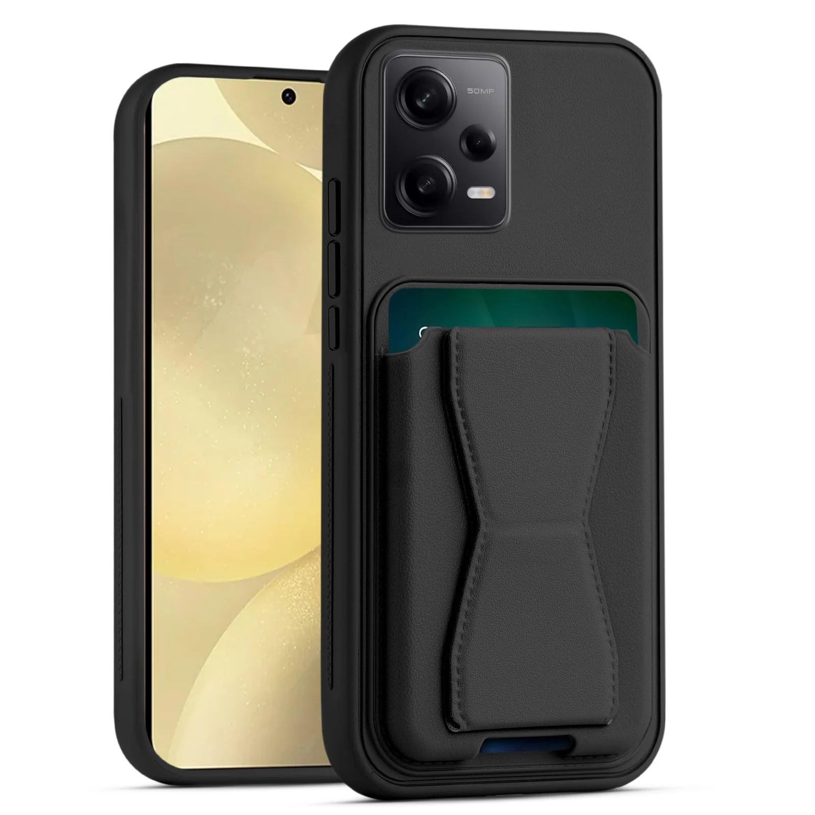 Xiaomi Redmi Note 14 4G (Not 5G — DL3 Mobilak Leather Wallet Case for Xiaomi Redmi Note 14 4G (Not 5G), Camera protection, Shock-absorbing protection, Built-in kickstand