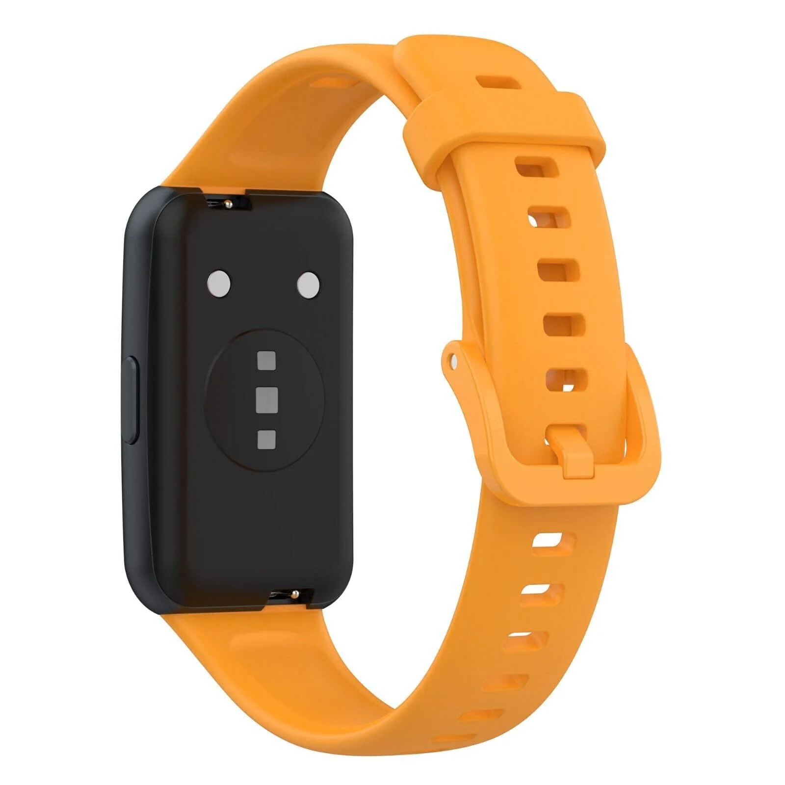 DL3 Mobilak Smart Watch Strap for Huawei Band 7, Sport Silicone Watch Band Wrist Strap, Replacement Bracelet Wristband Wrist Strap for Huawei Band 7 Accessories - Orange