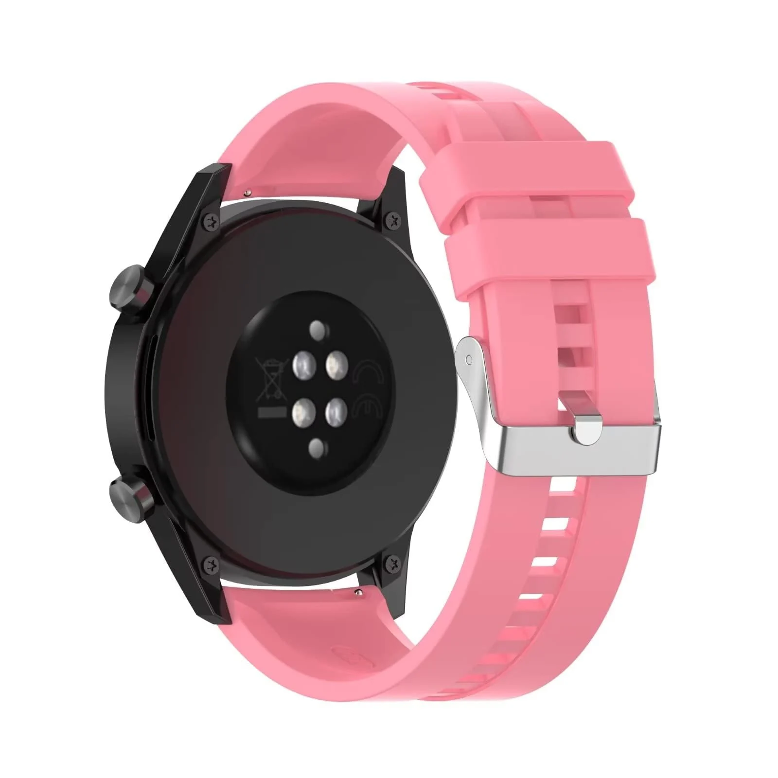 DL3 Mobilak Silicone Bands 20MM Compatible with Samsung Gear Sport/Watch 6/5/4 40mm 44mm/Watch 6 Classic 43mm 47mm/ 5 Pro 45mm/Active 2 40mm 44mm/Amazfit GTS/2/2e/3/3 Pro/4/2 3 4 Mini - Pink