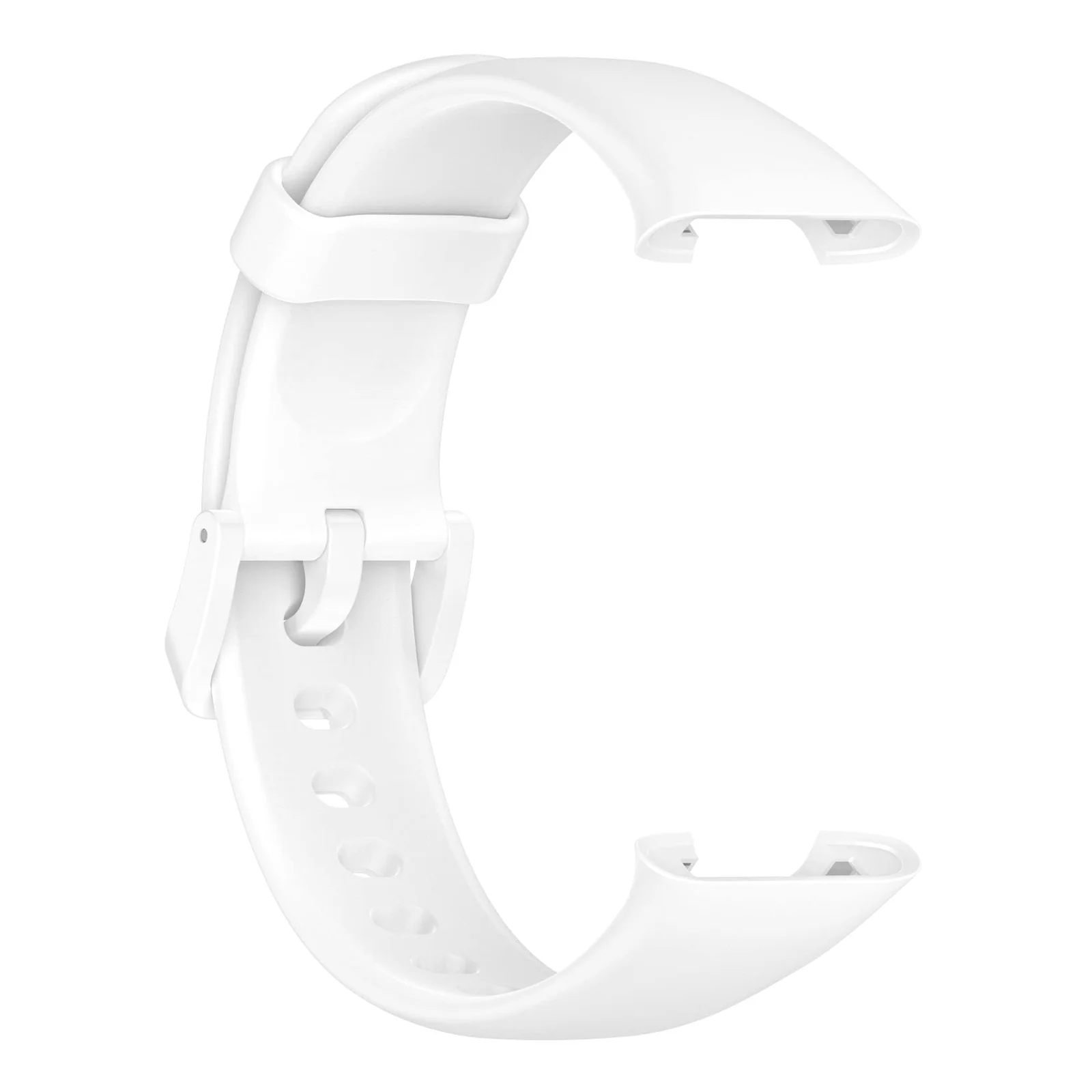 DL3 Mobilak Bands Compatible with Xiaomi Mi Band 7 Pro Watch Replacement Soft Durable Colourful Silicone Watch Band Sports Strap Wristband for Mi Band 7 Pro Smartwatch Accessories - White