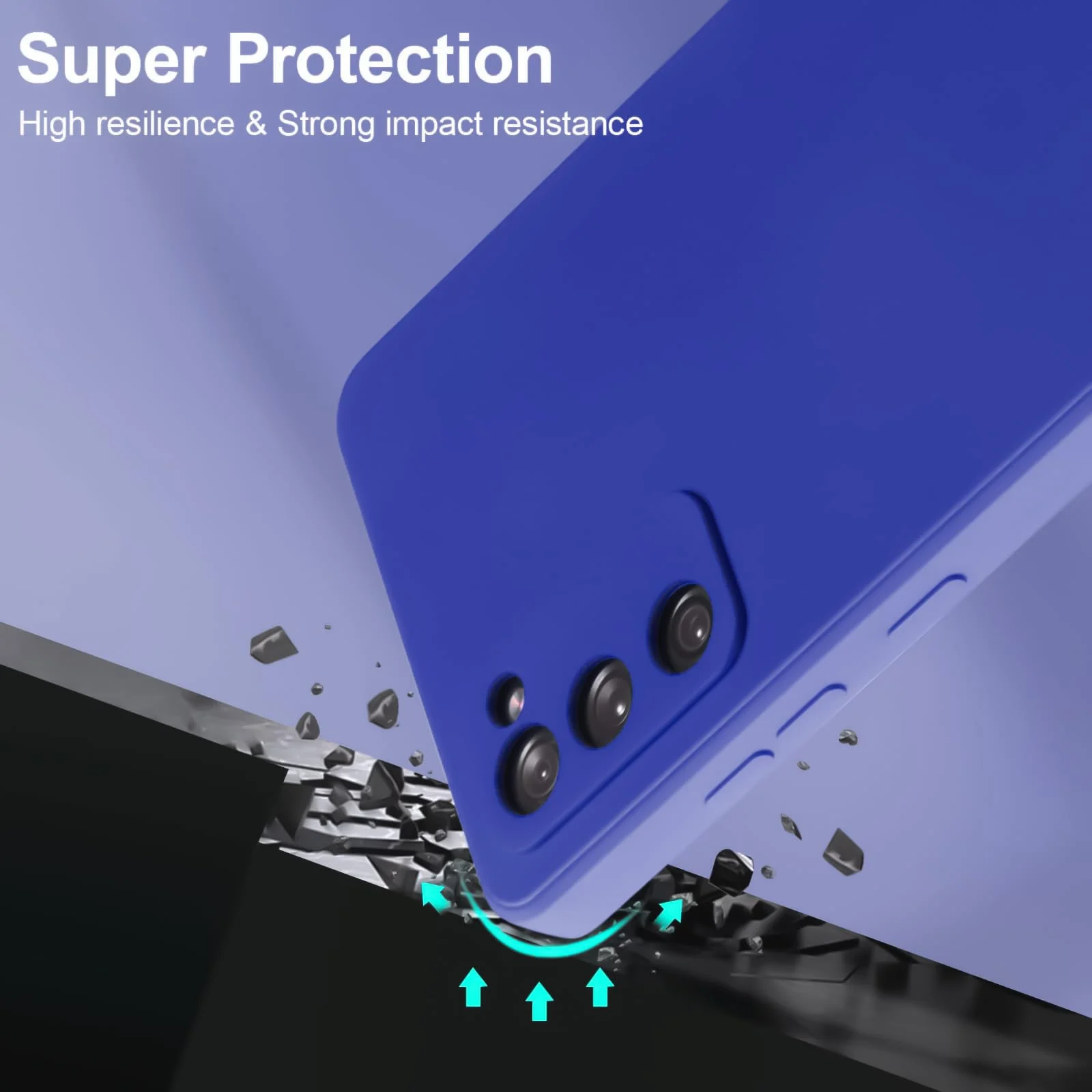 DL3 Mobilak Compatible with Samsung Galaxy S20 FE Case, Liquid Silicone Case, Full Body Camera Protective Cover, Shockproof, Slim Phone Case, Soft Microfiber Lining Case - Pepsi