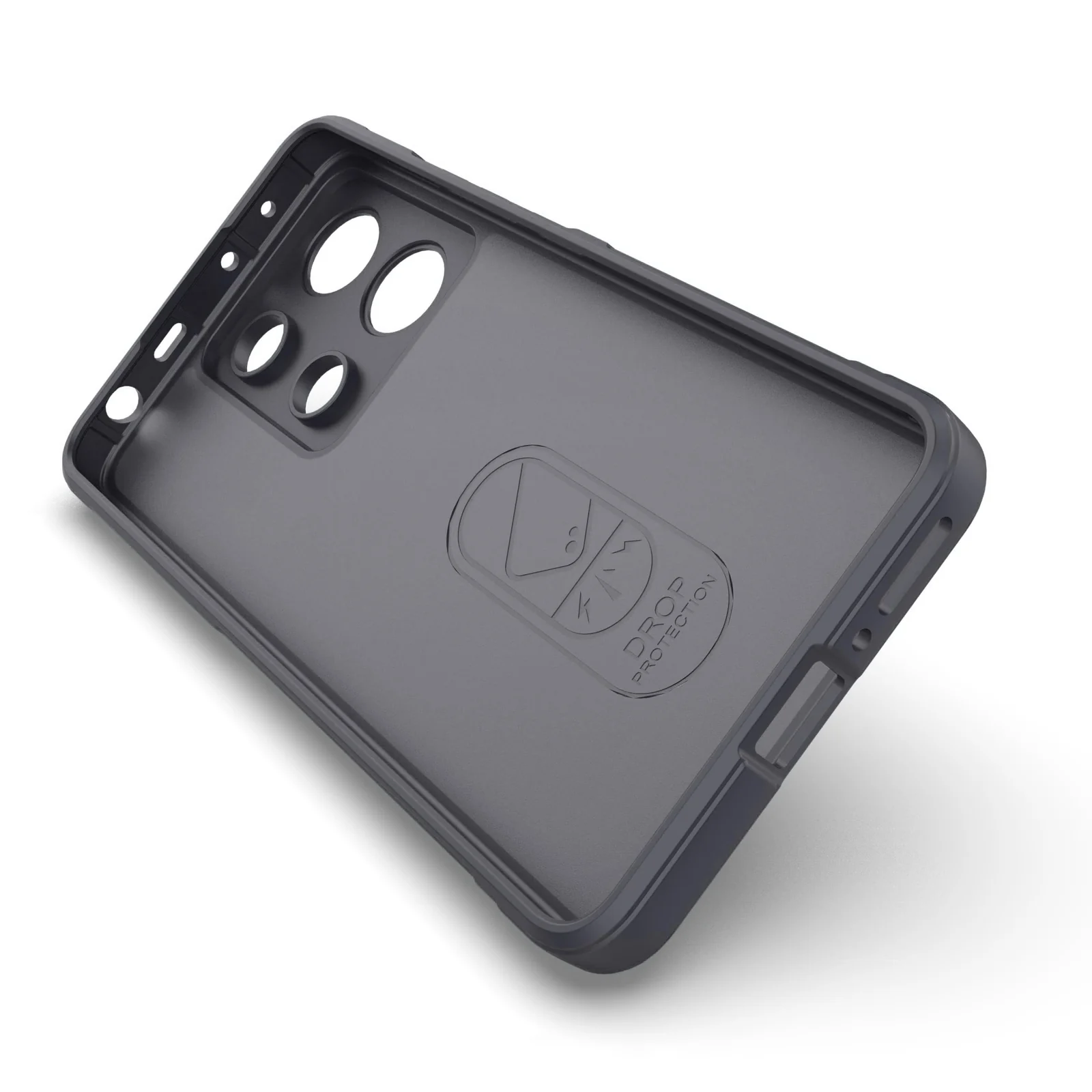 DL3 Mobilak Rugged Protective Case for Xiaomi Redmi Note 13 4G, Camera protection, Shock-absorbing protection, Non-slip grip - Dark Gray