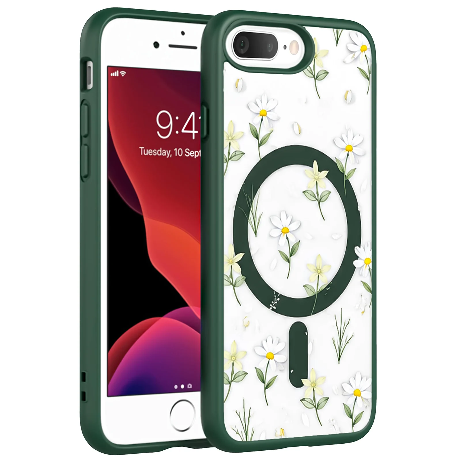 iPhone 7 Plus / iPhone 8 Plus — DL3 MOBILAK Clear Three-Layer Protective Phone Case for Apple iPhone 7 Plus and iPhone 8 Plus