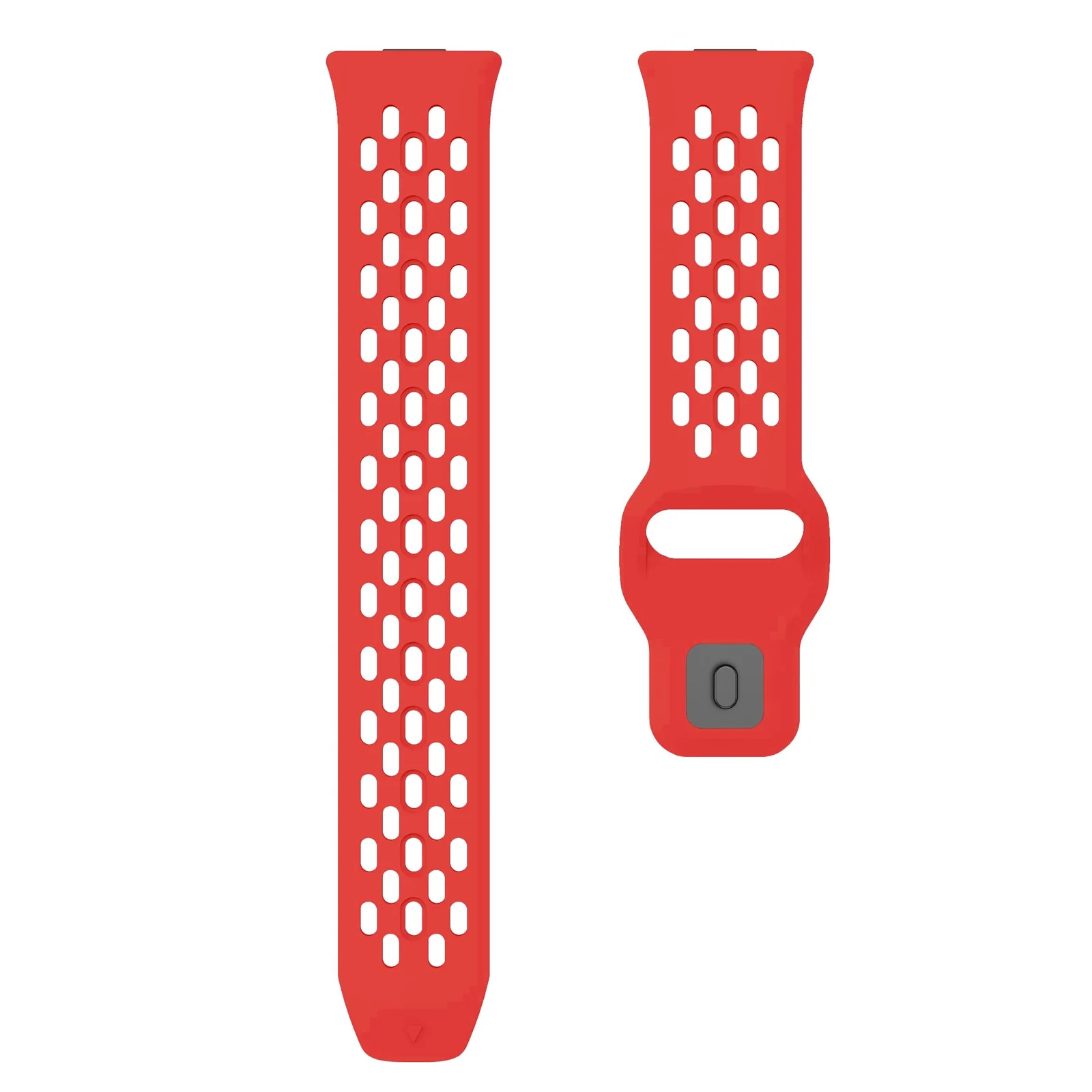 DL3 Mobilak Silicone Mesh Breathable Straps for Huawei Watch Fit 4 Pro Strap. Wristband Bands Bracelet Sports Bracelet Quick Release Adjustable Armband for Huawei Watch Fit 4/Fit 3 - Red