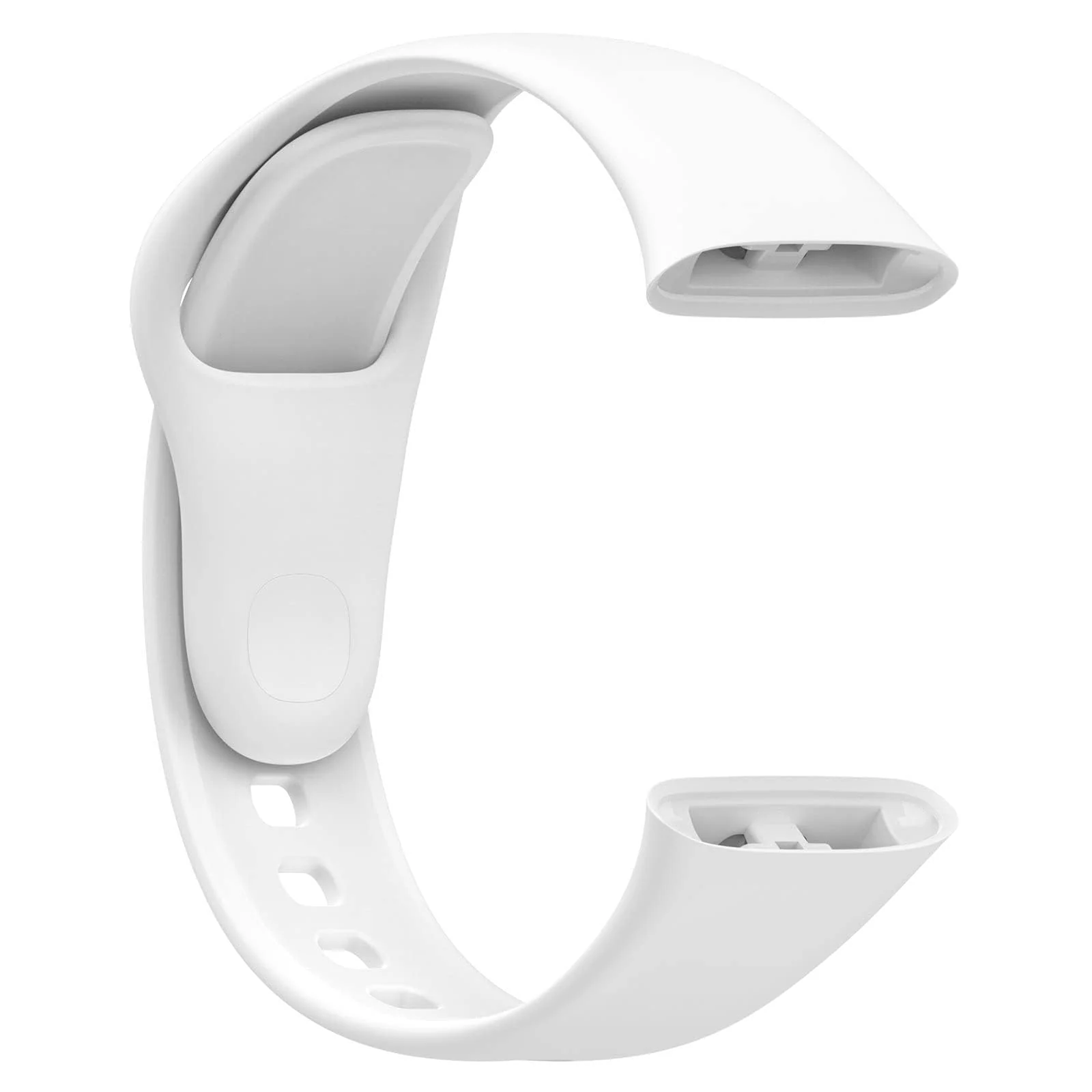 DL3 Mobilak Strap Watch Silicone Compatible With Xiaomi Redmi Watch 3, Sport Silicone Watch Band Wrist Strap, Bracelet Wristband Wrist Strap for Redmi Watch3 - White