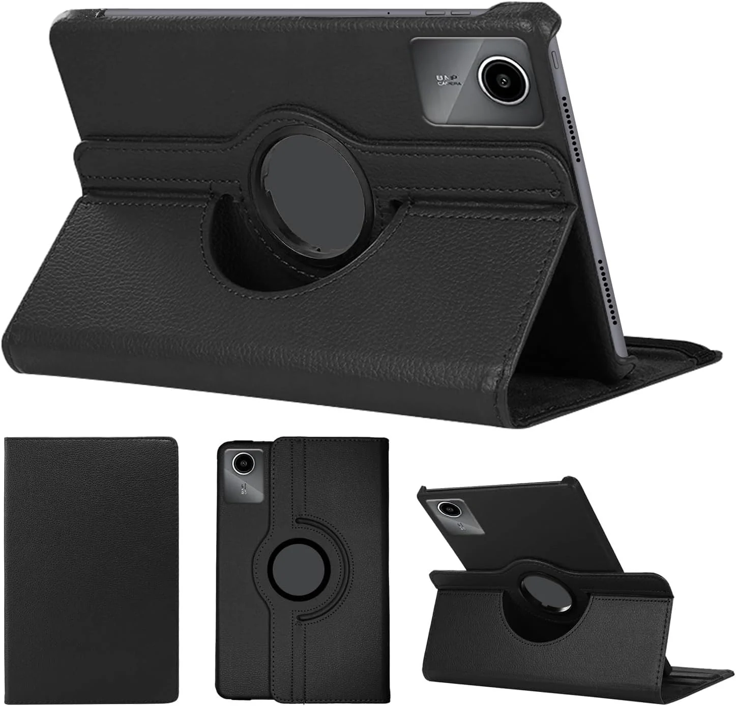 "DL3 Mobilak Protective Cover for Lenovo Tab M11/Tab K11 LTE 11"" 2024, 360° Rotatable Smart Stand, Leather Folio Flip Cover with Multi-Angle Viewing, Auto Wake Sleep"