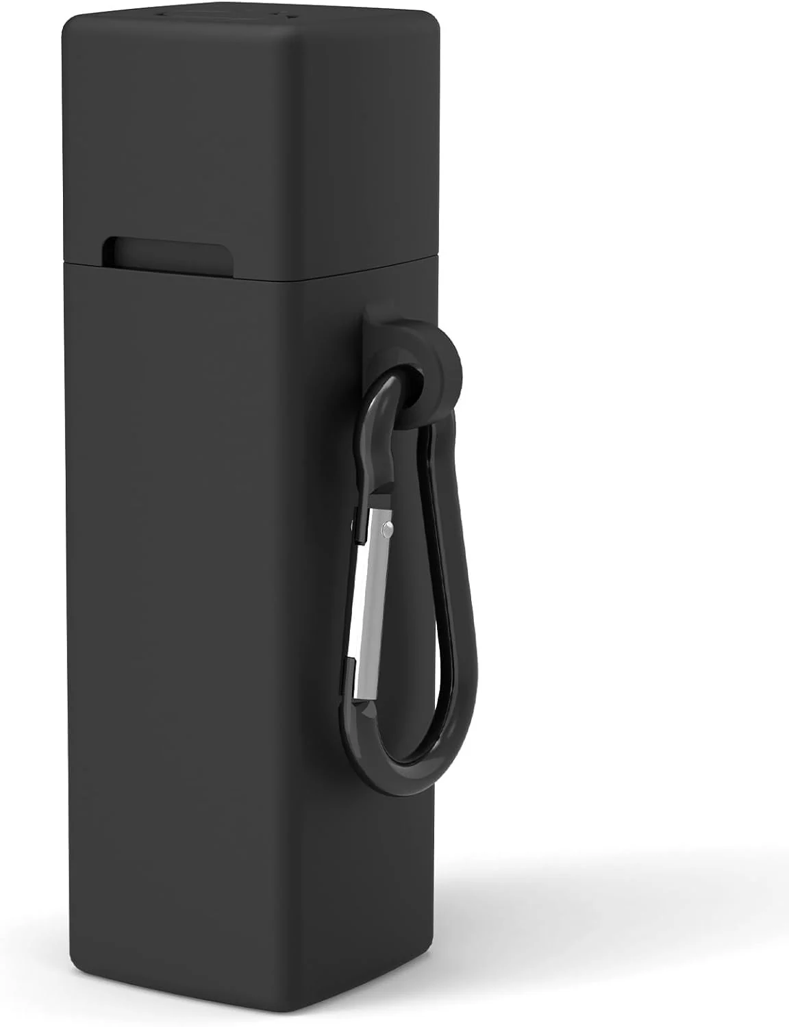 DL3 Mobilak Compatible with Anker Soundcore Anker A30i Case Cover, Soft Silicone Shockproof Protective Case Wireless Earbuds with Carabiner, Front LED Visible - Black