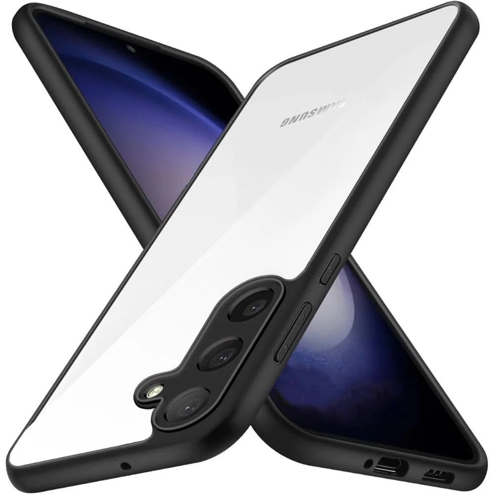 DL3 Mobilak Soft Silicone Protective Case for Samsung Galaxy A24 4G with Camera Protection and Military-Grade Protection - Black