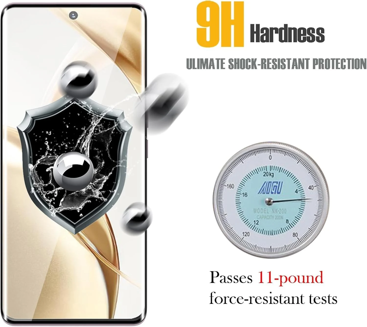DL3 Mobilak Screen Protector for Honor 200 Pro 5G, Tempered Glass Screen Saver Premium HD Protective, Scratch Resistant, NO-Bubble, 9H Hardness, Full Coverage Film - Clear
