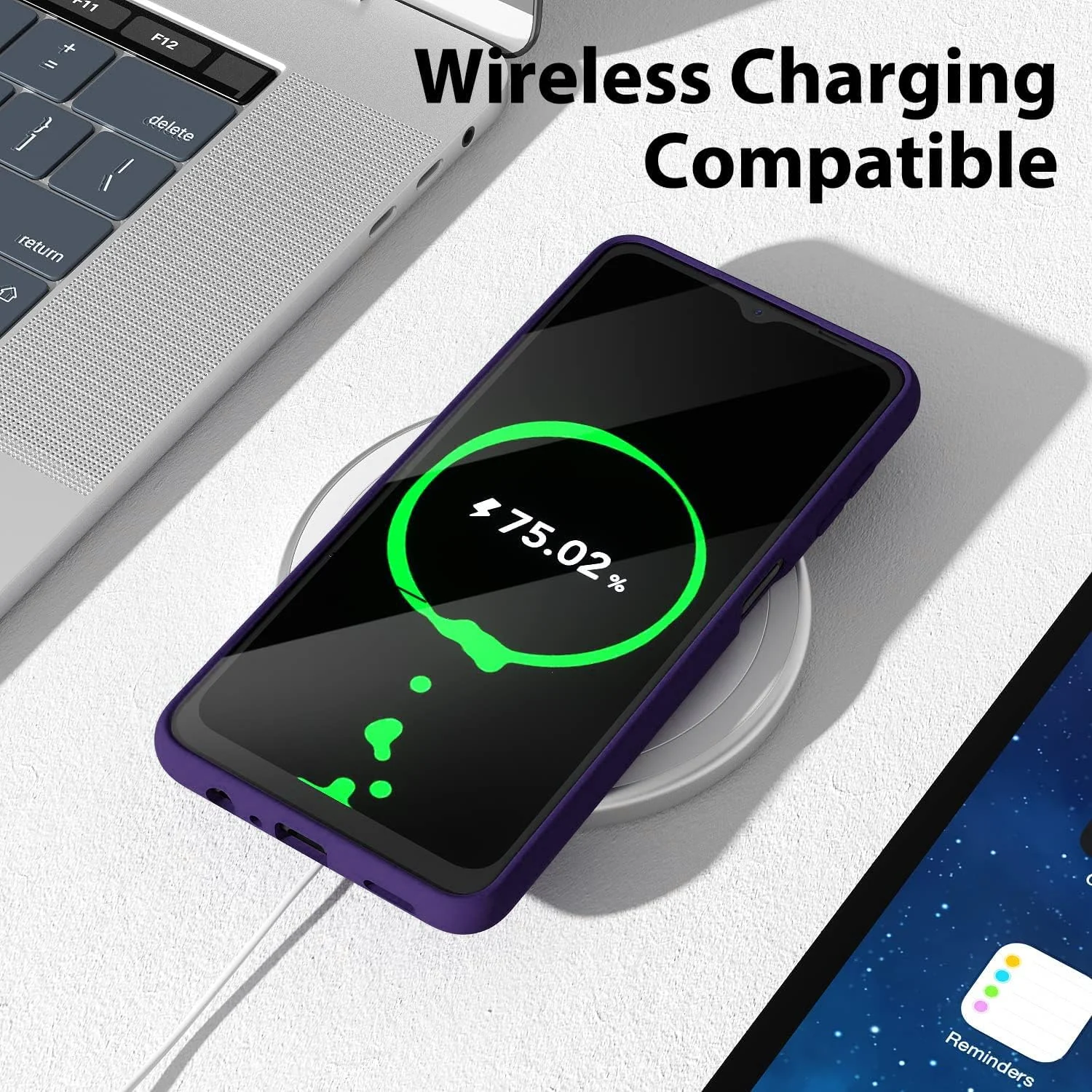 DL3 Mobilak Silicone Protective Case for Samsung Galaxy A35, Shock-absorbing protection, Scratch-resistant surface, Soft microfiber lining - Purple