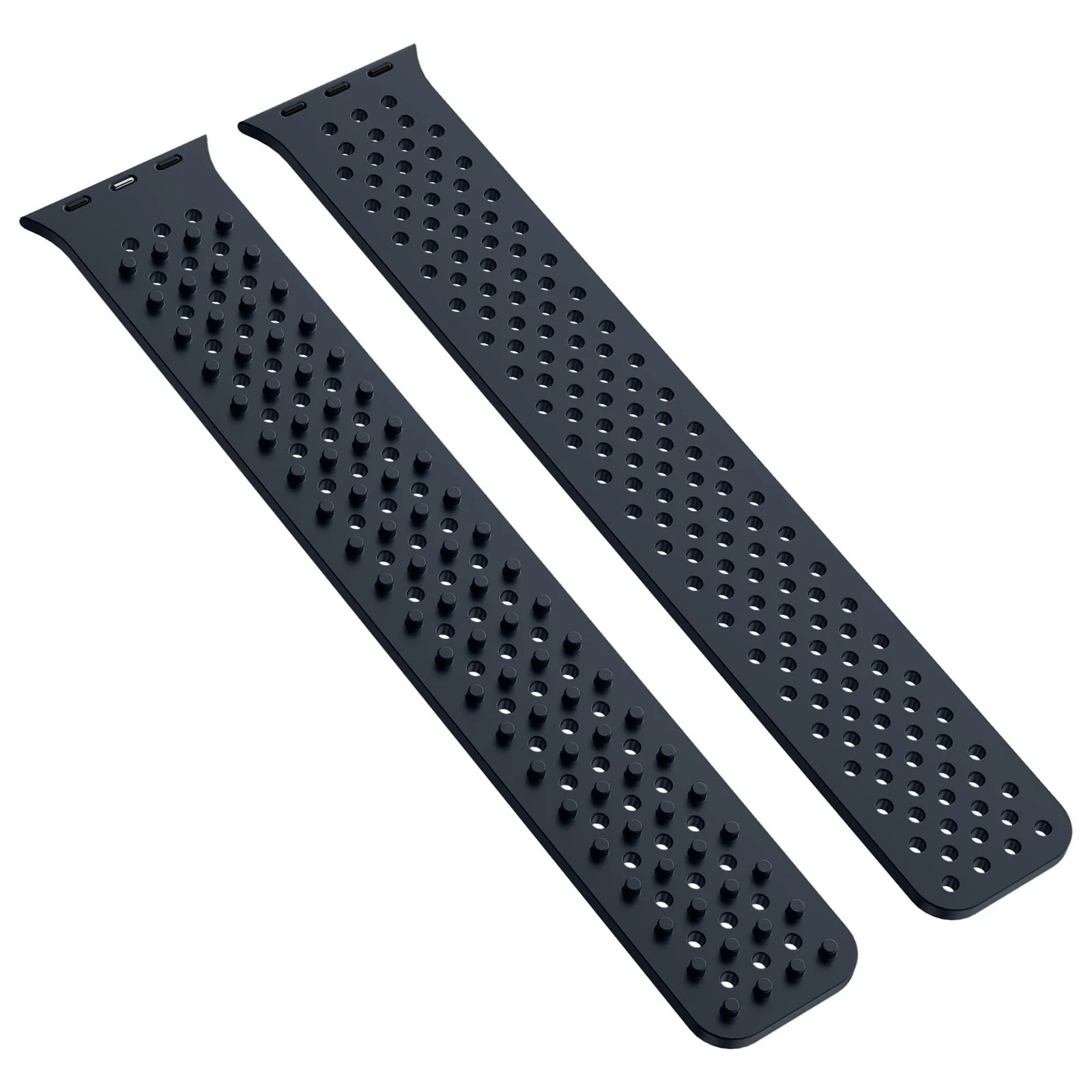 DL3 Mobilak Soft Silicone Band For Apple Watch Ultra Bands 49mm 45mm 44mm 42mm, Sport Replacement Wristband No Clasps for iWatch Series 8 ultra 7 6 5 4 SE 3 2 Women Men, Waterproof Strap - Black