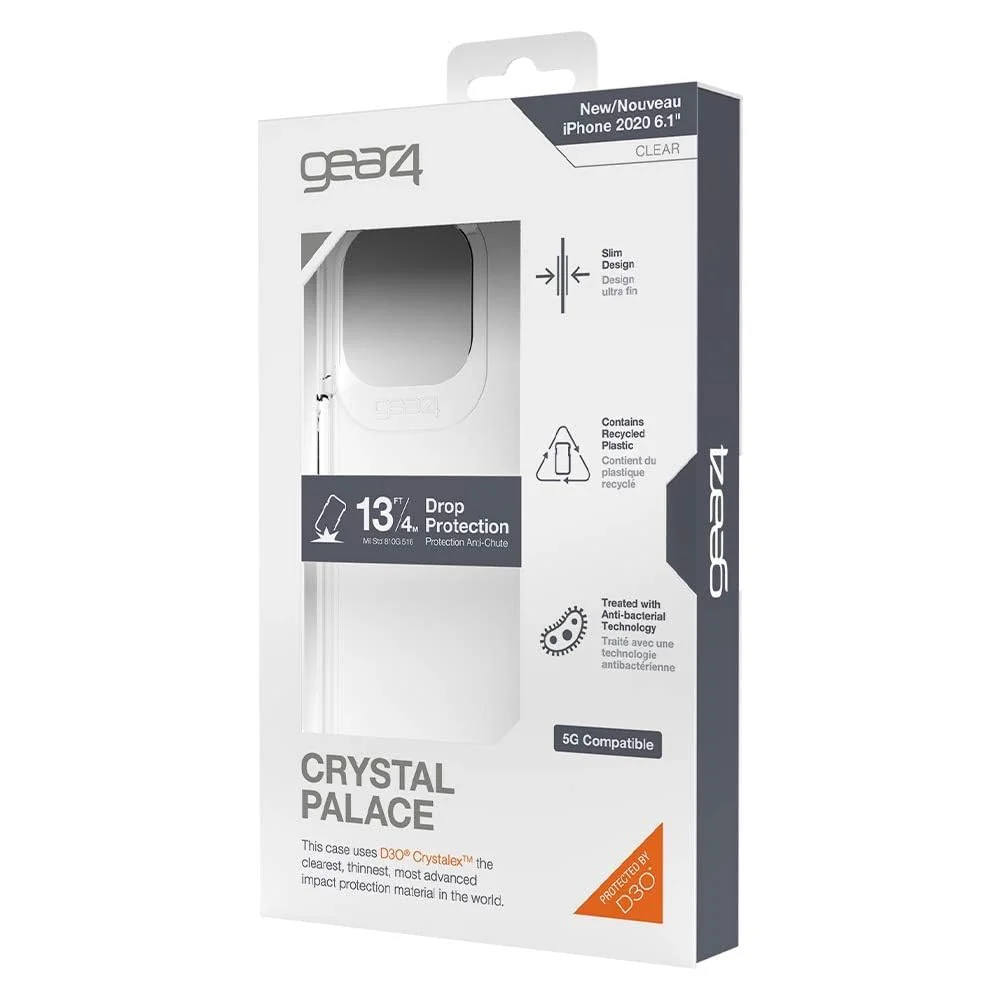 DL3 Mobilak Clear PC and TPU Protective Case for iPhone 17 with Camera Protection and Military-Grade Protection - Clear