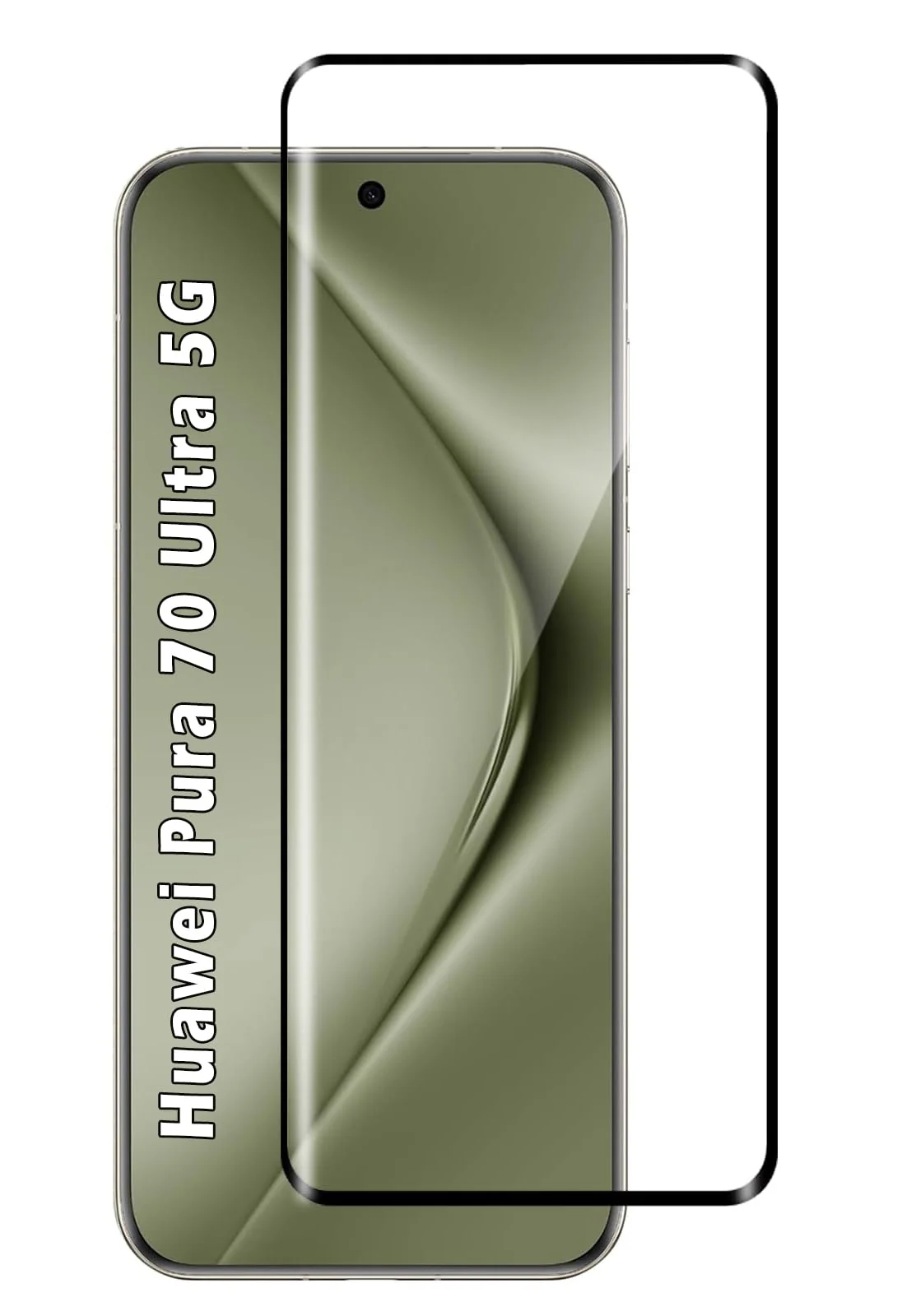 DL3 Mobilak Screen Protector for Huawei Pura 70 Ultra, Tempered Glass Screen Saver Premium HD Protective, Scratch Resistant, NO-Bubble, 9H Hardness, Full Coverage Film - Clear