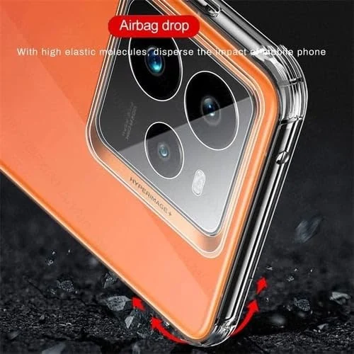 DL3 Mobilak Clear TPU Protective Case for realme GT 7 Pro 5G with Camera Protection and Shockproof Design - Clear