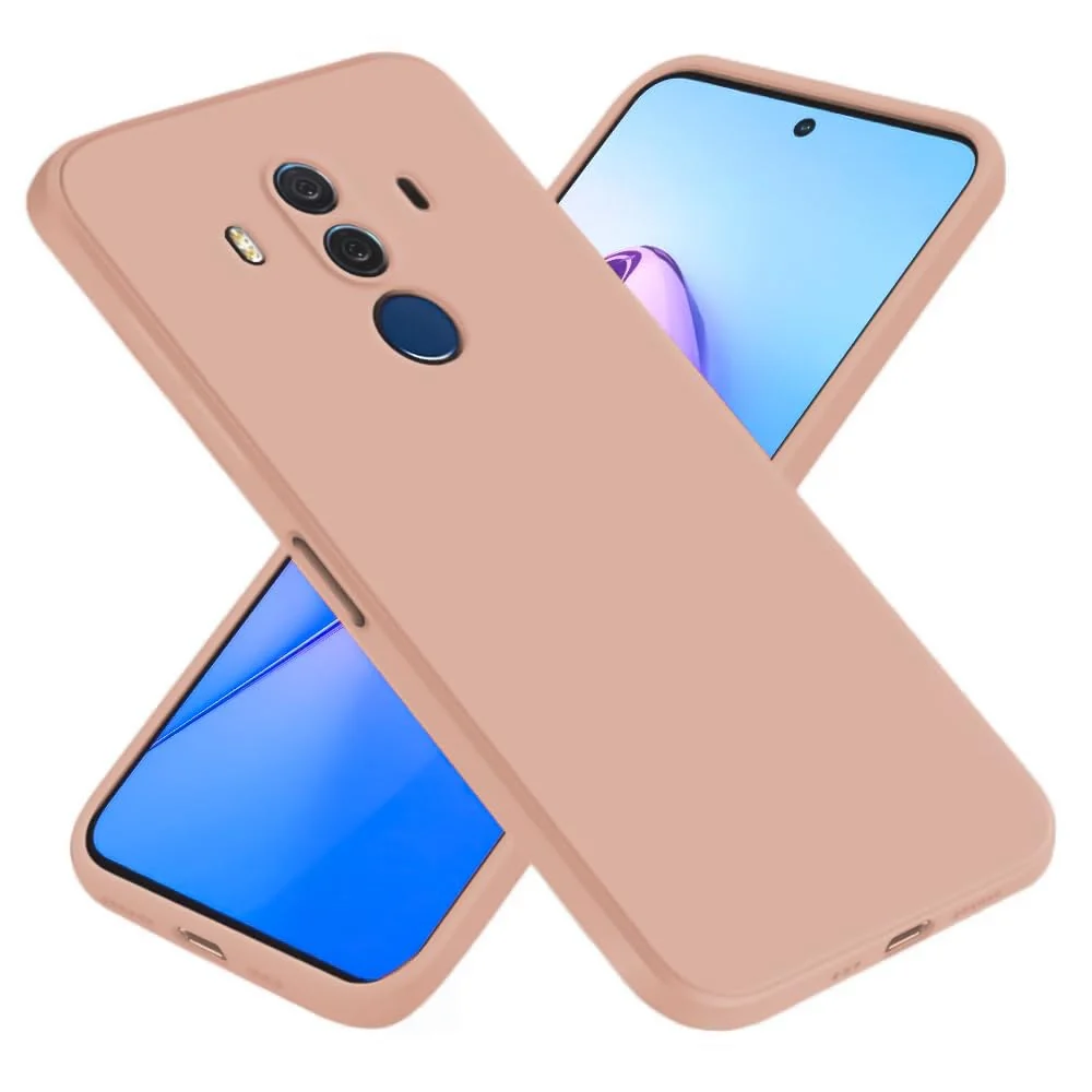 Dl3 Mobilak Huawei Mate 10 Pro Case,Soft Flexible Silicone Gel Rubber Bumper Cover,Full Body Shockproof Protective Phone Case (Cashmere)