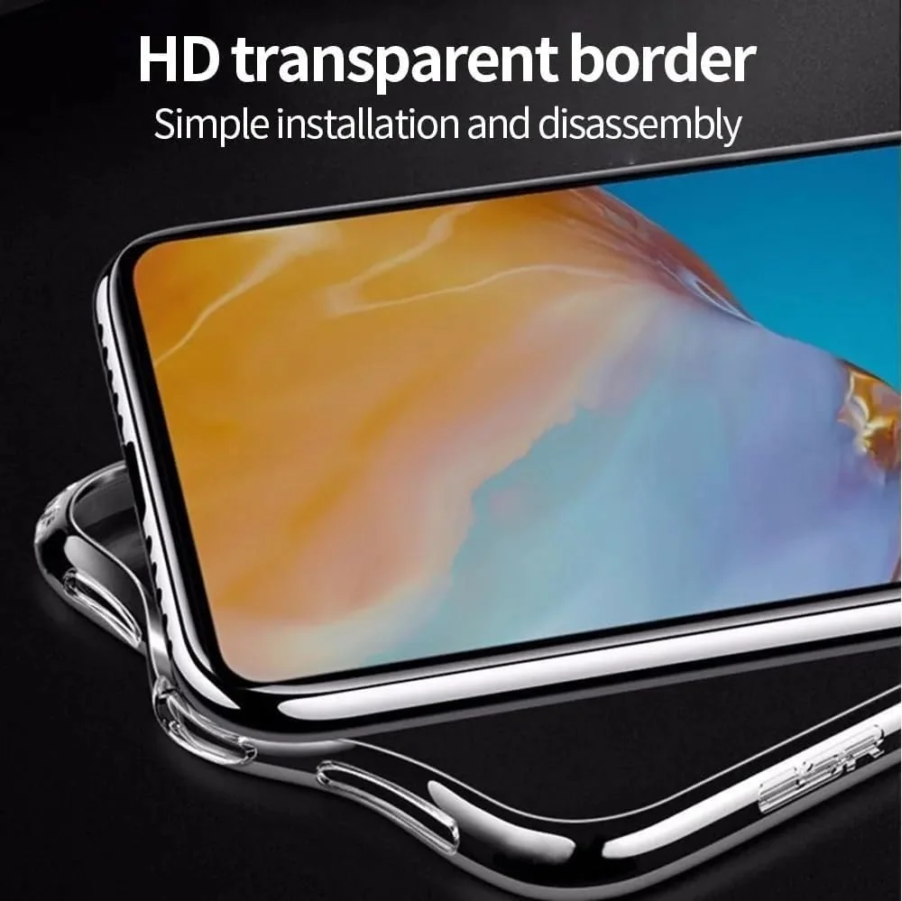 DL3 Mobilak Case Compatible with Xiaomi 14 Pro Case Crystal Soft TPU Gel Case Flexible Silicone Anti-Scratch Camera Protection TPU Cover - Clear