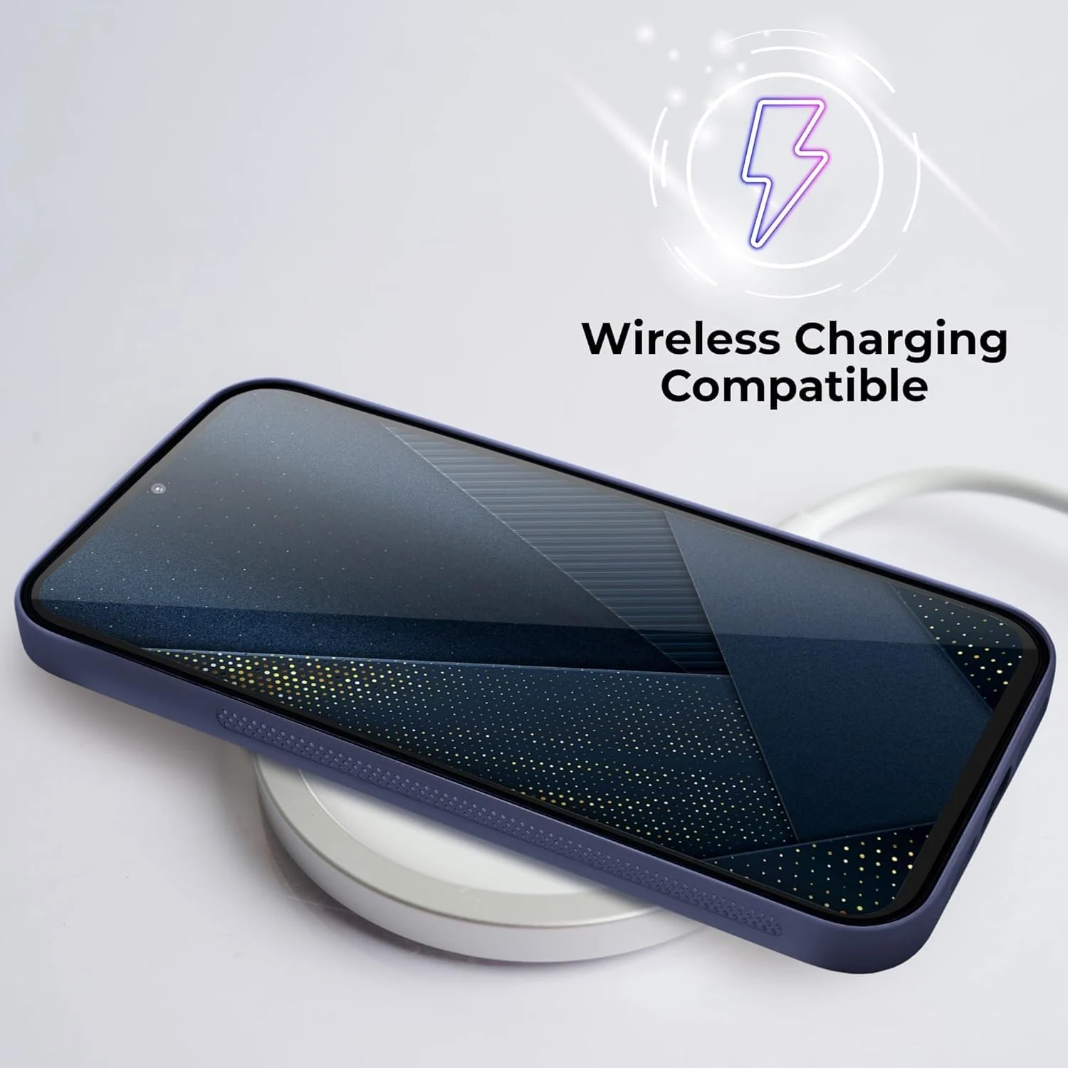 DL3 Mobilak PC Protective Case for Samsung Galaxy A26 5G, Supports wireless charging, Camera protection, Shock-absorbing protection - Blue