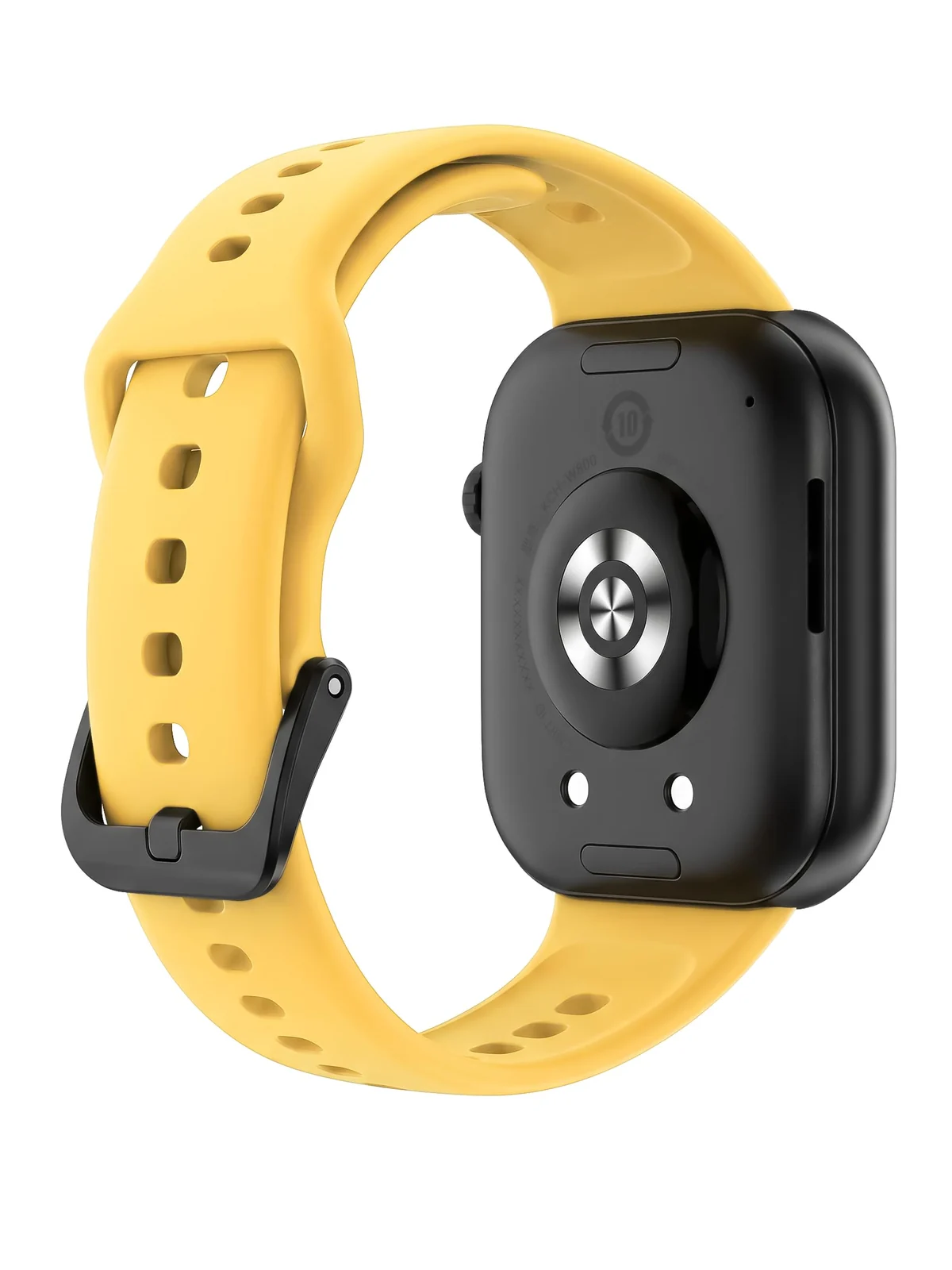 DL3 Mobilak Silicone Bracelet for HONOR Choice Watch 2i Strap, Soft Silicone Sport Replacement Strap for Women/Men, Adjustable Waterproof Sports Band for HONOR Choice Watch 2i - Yellow