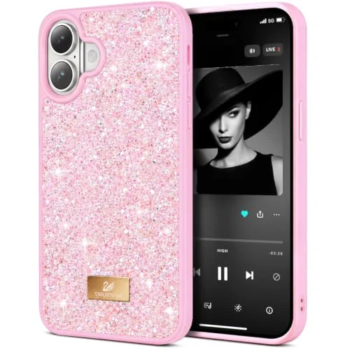 DL3 Mobilak Glitter Protective Case for iPhone 17 6.3-Inch, Supports wireless charging, Shock-absorbing protection, Scratch-resistant surface
