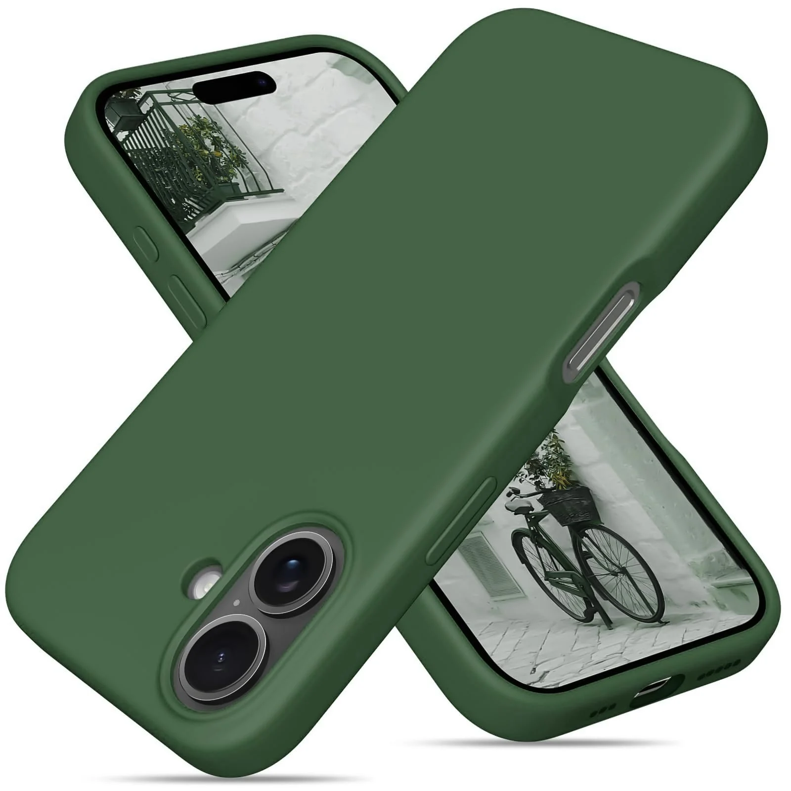 iPhone 16+ Plus 6.7-Inch Case — DL3 Mobilak Liquid Silicone Case for iPhone 16 + Plus 6.7-Inch, Supports wireless charging, Shock-absorbing protection, Scratch-resistant surface