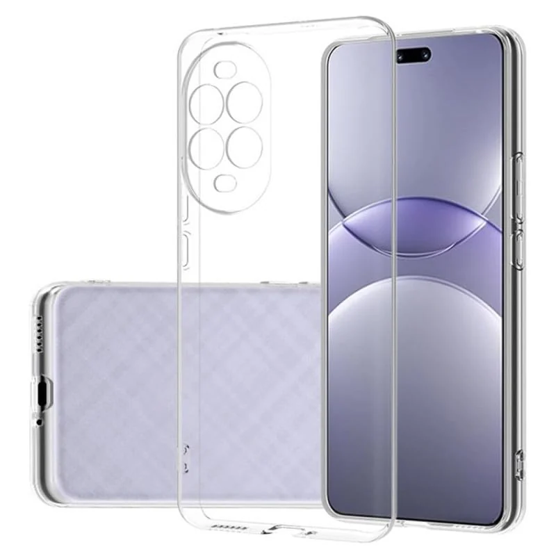 DL3 Mobilak Case Compatible with Huawei Nova 13 Pro, Case Crystal Soft TPU Gel Case Flexible Silicone Anti-Scratch Camera Protection TPU Cover - Clear