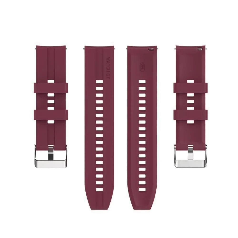 DL3 Mobilak Strap Silicone Band 22MM For Samsung galaxy watch 3 45mm /watch 46mm/Gear S3/Huawei watch GT3 46MM/GT2E/GT 46mm/GT2 Pro/GT2 46MM/honor Magic Watch2 46mm/Amazfit GTR4/GTR3/2/2e - Orange