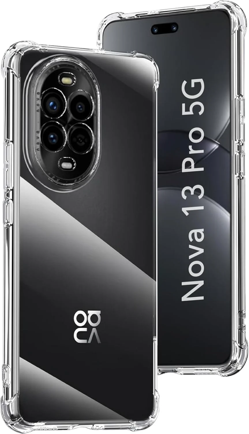 DL3 Mobilak Clear TPU Protective Case for Huawei Nova 13 Pro with Camera Protection and Shockproof Design - Clear