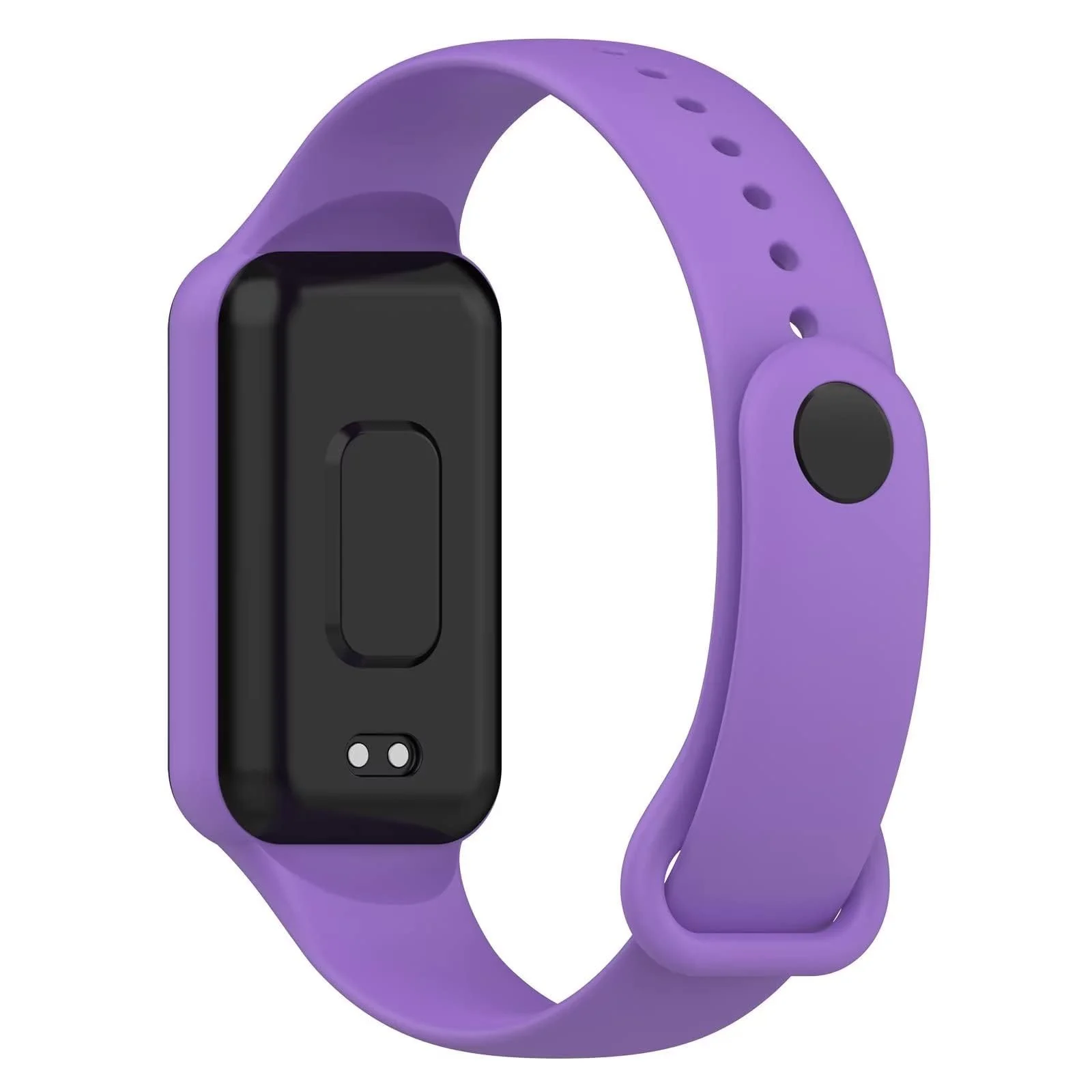 DL3 Mobilak Sport Band Compatible With Amazfit Band 7 Fitness Tracker Replacement Strap Soft Silicone Wristband Bracelet For Amazfit Band7 - Purple