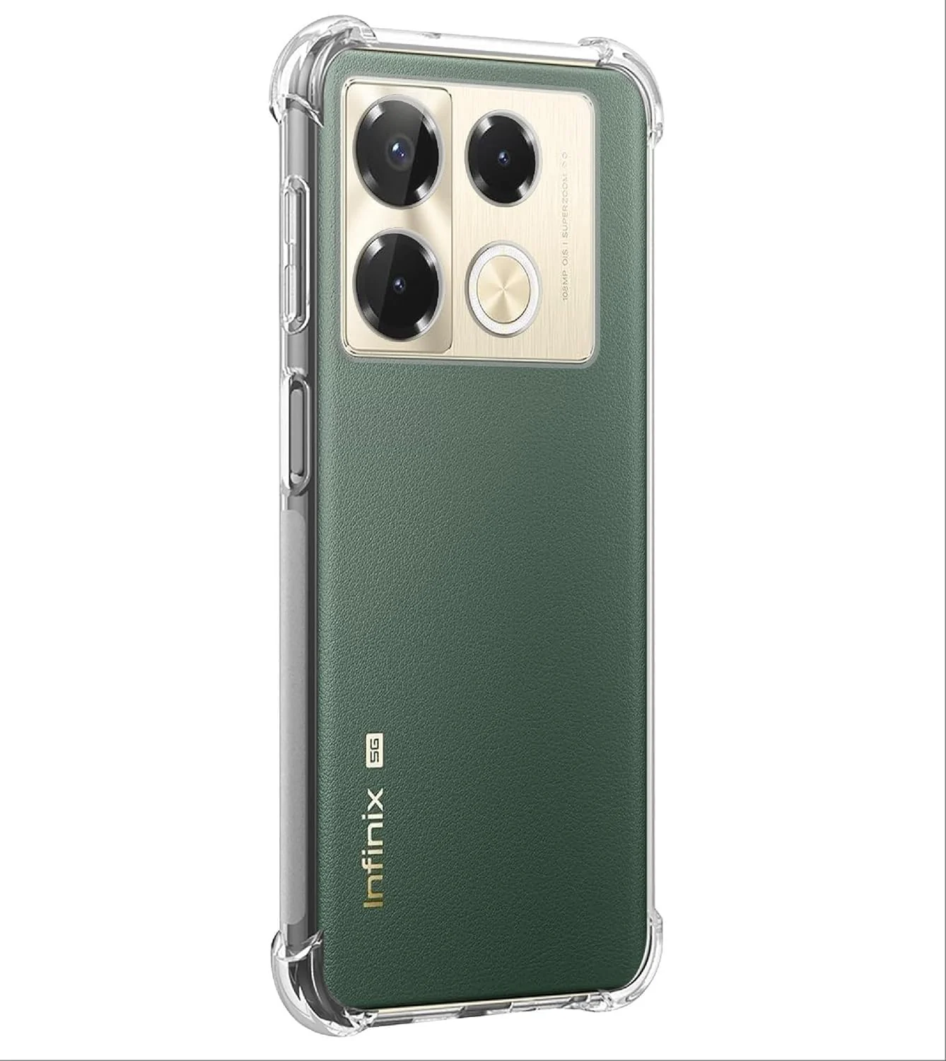DL3 Mobilak Clear TPU Case for Infinix Note 40 Pro 5G X6851, Camera protection, Shock-absorbing protection, Scratch-resistant surface - Clear