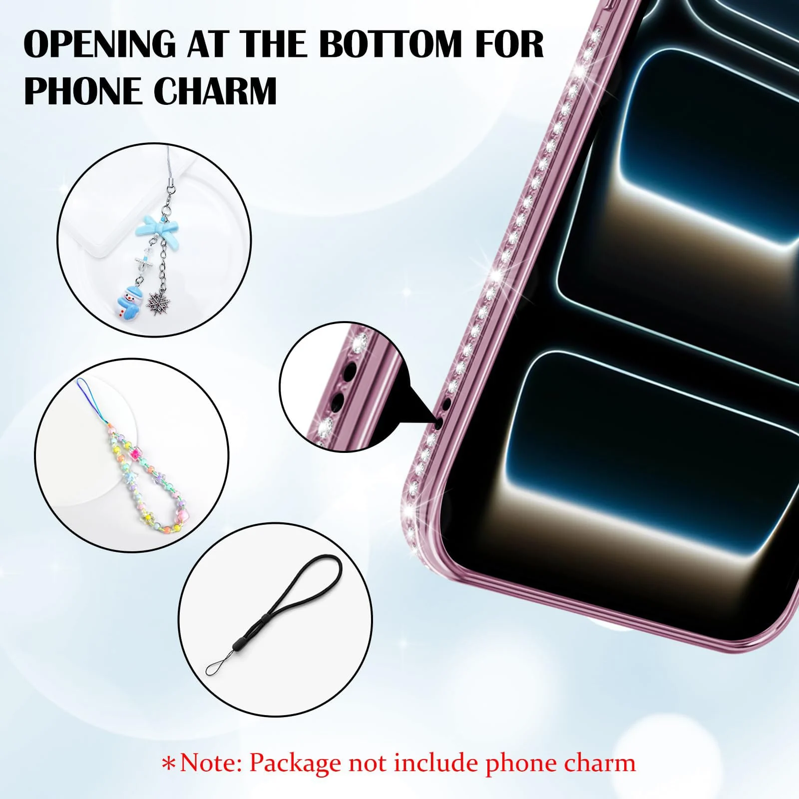 DL3 Mobilak MagSafe-Compatible Magnetic Case for iPhone 17 Pro with Camera Protection and Magnetic Car-Mount Support - Pink