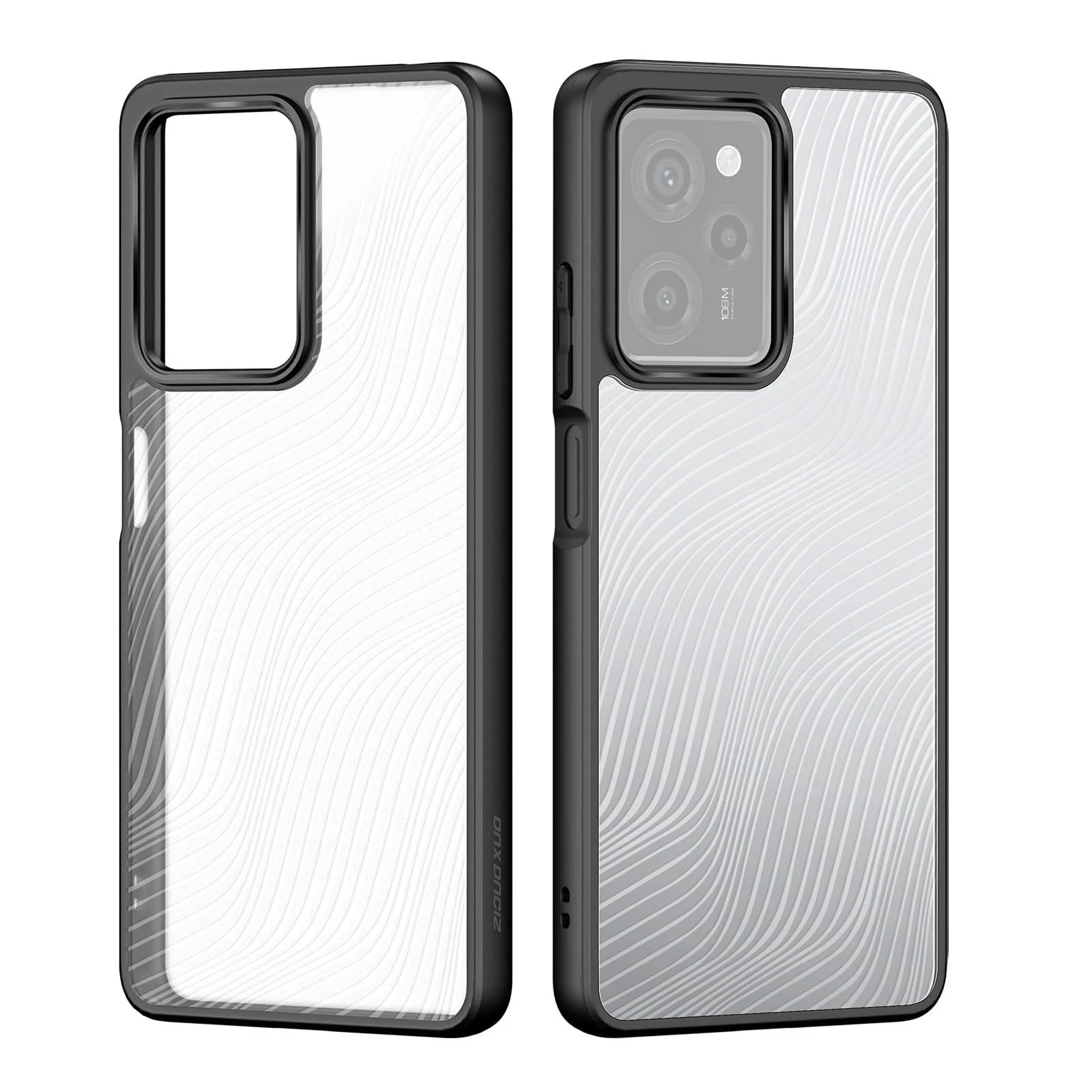 DL3 Mobilak Compatible with Xiaomi Redmi Note 12 Pro 5G / Poco X5 Pro 5G Case Waterproof, Full-Body Heavy Duty Shockproof Phone Case, Translucent Matte Cover, Built-in Camera Lens Protective - Black