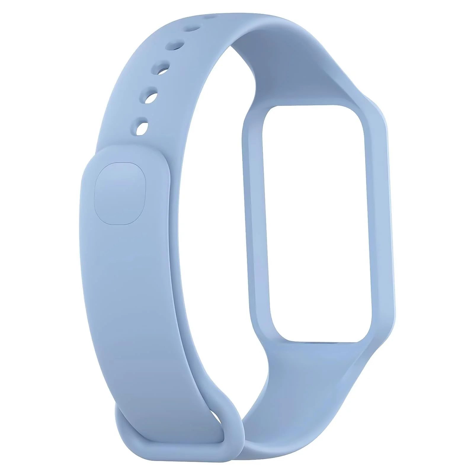 DL3 Mobilak Smart Watch Strap for Xiaomi Redmi Band 2, Sport Silicone Watch Band Wrist Strap, Replacement Bracelet Wristband Wrist Strap for Xiaomi Redmi Smart Band2 Accessories - Baby Blue