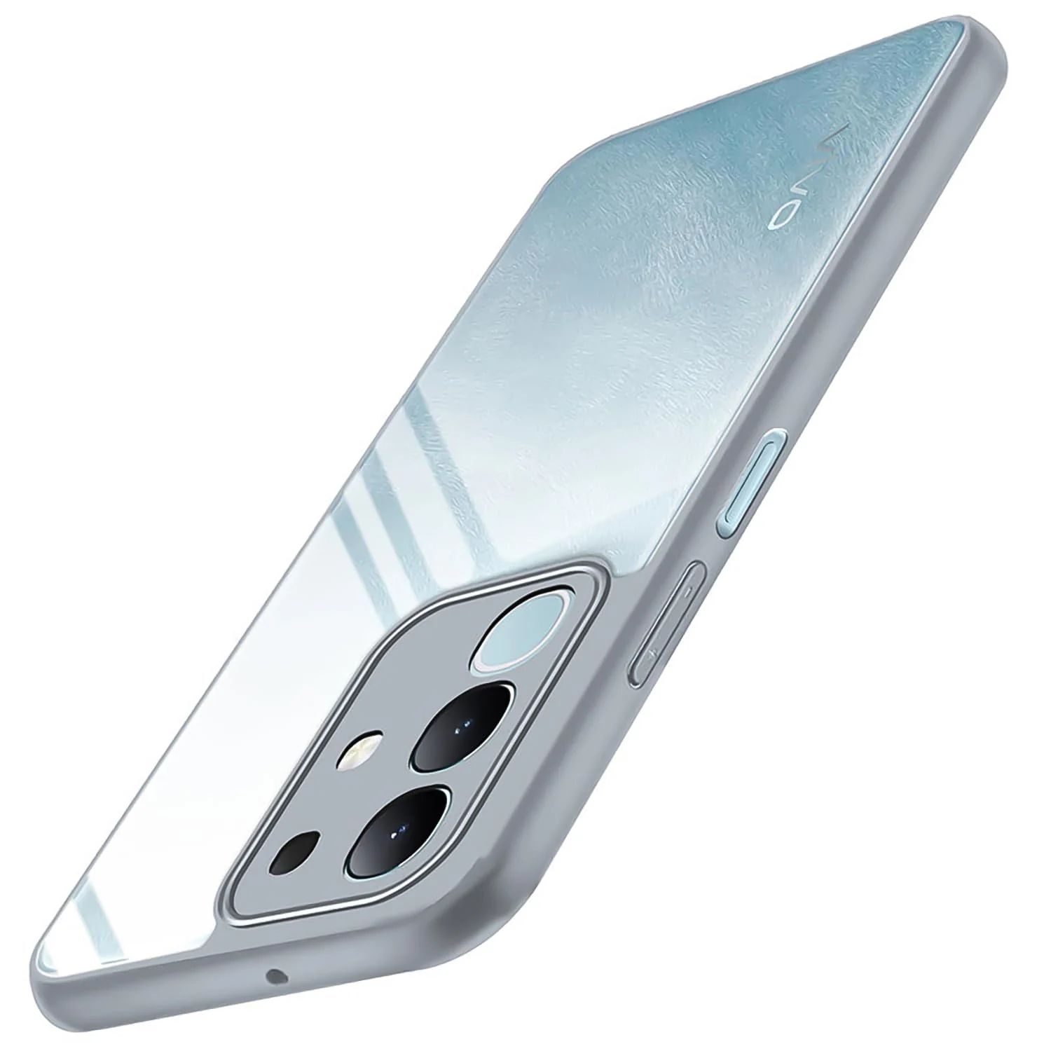 DL3 Mobilak Compatible with Xiaomi Redmi Note 14 4G (Not 5G) Case Transparent, Military-Grade Shockproof Anti-Yellowing, Slim Protective Phone Case Full Bumper Cover With Camera Protective - Gray