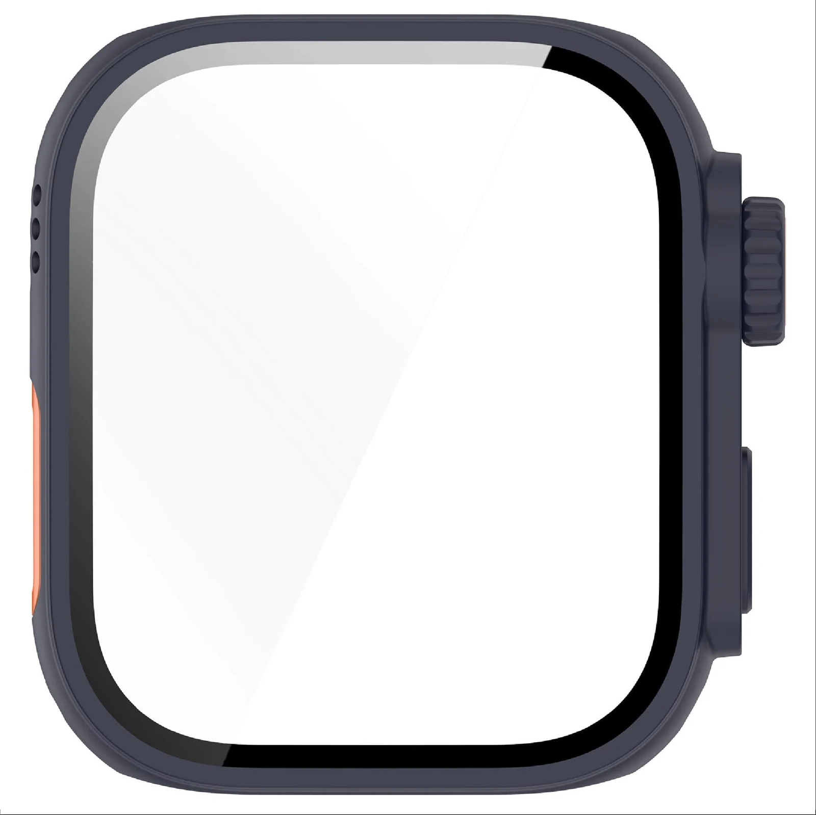 DL3 MOBILAK Ultra-Style Watch Case with Tempered Glass for Huawei Watch Fit 3, Blue