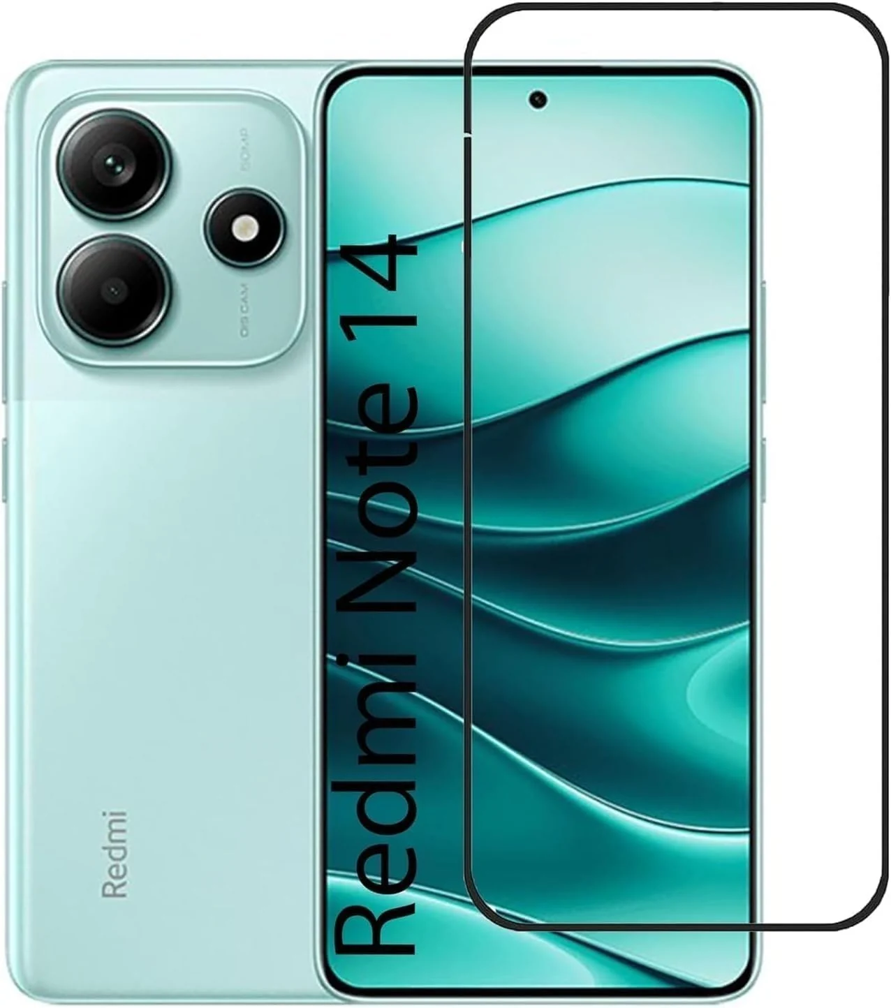 DL3 Mobilak for Xiaomi Redmi Note 14 4G Tempered Glass Screen Protector, 9H Hardness Anti-Scratch Tempered Glass flim, Case Friendly, Anti-Scratch - Clear