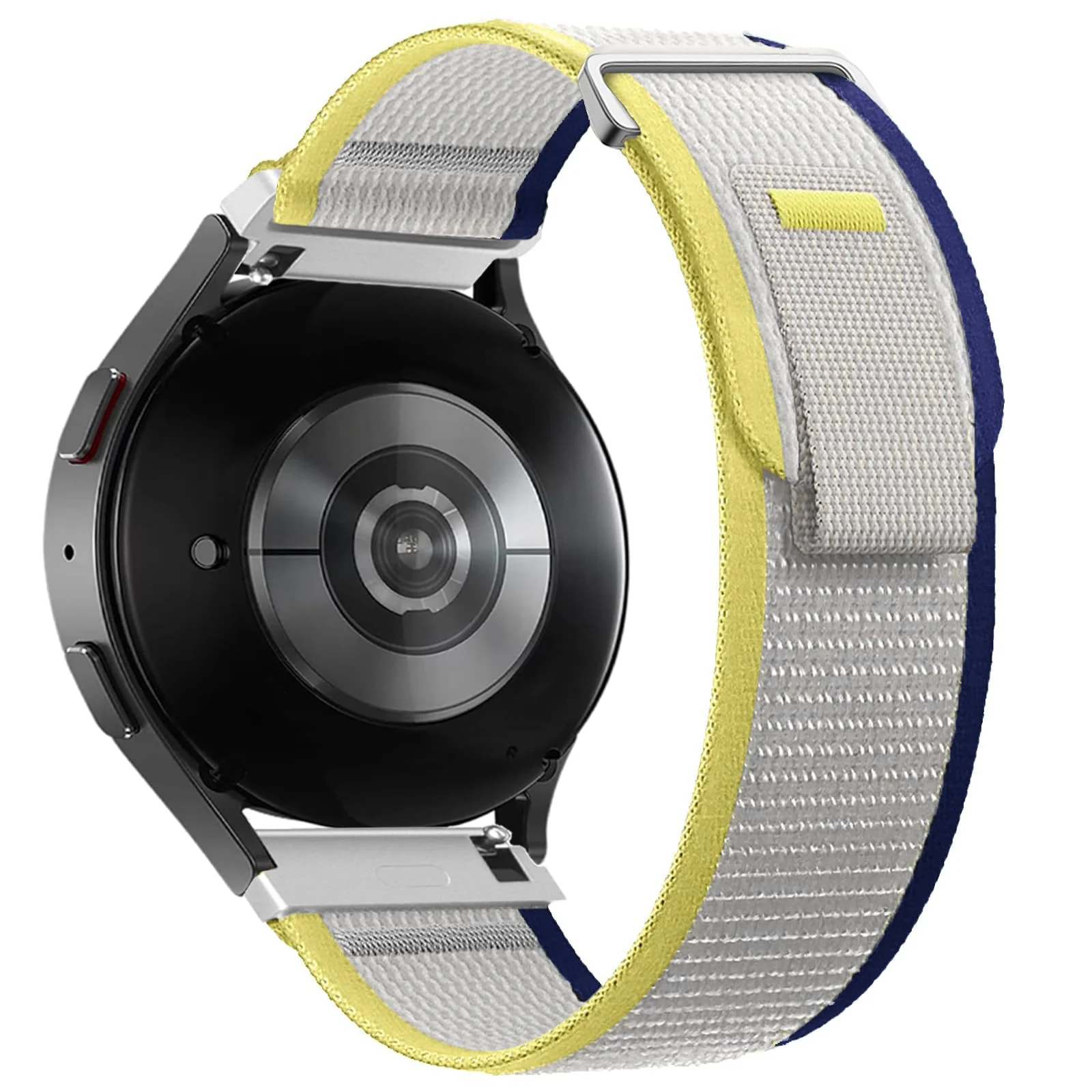 DL3 Mobilak Alpine Loop Band Sport Nylon 22MM For Samsung Galaxy Watch 3 45mm/Watch 46mm/Gear S3/Huawei watch GT4 46MM/GT3 46MM/Watch 3&4/Watch 3&4 Pro/GT2E/GT2 Pro/GT2 46MM/Amazfit GTR 2/2e/3/3 Pro/4 - Trail Blue Yellow