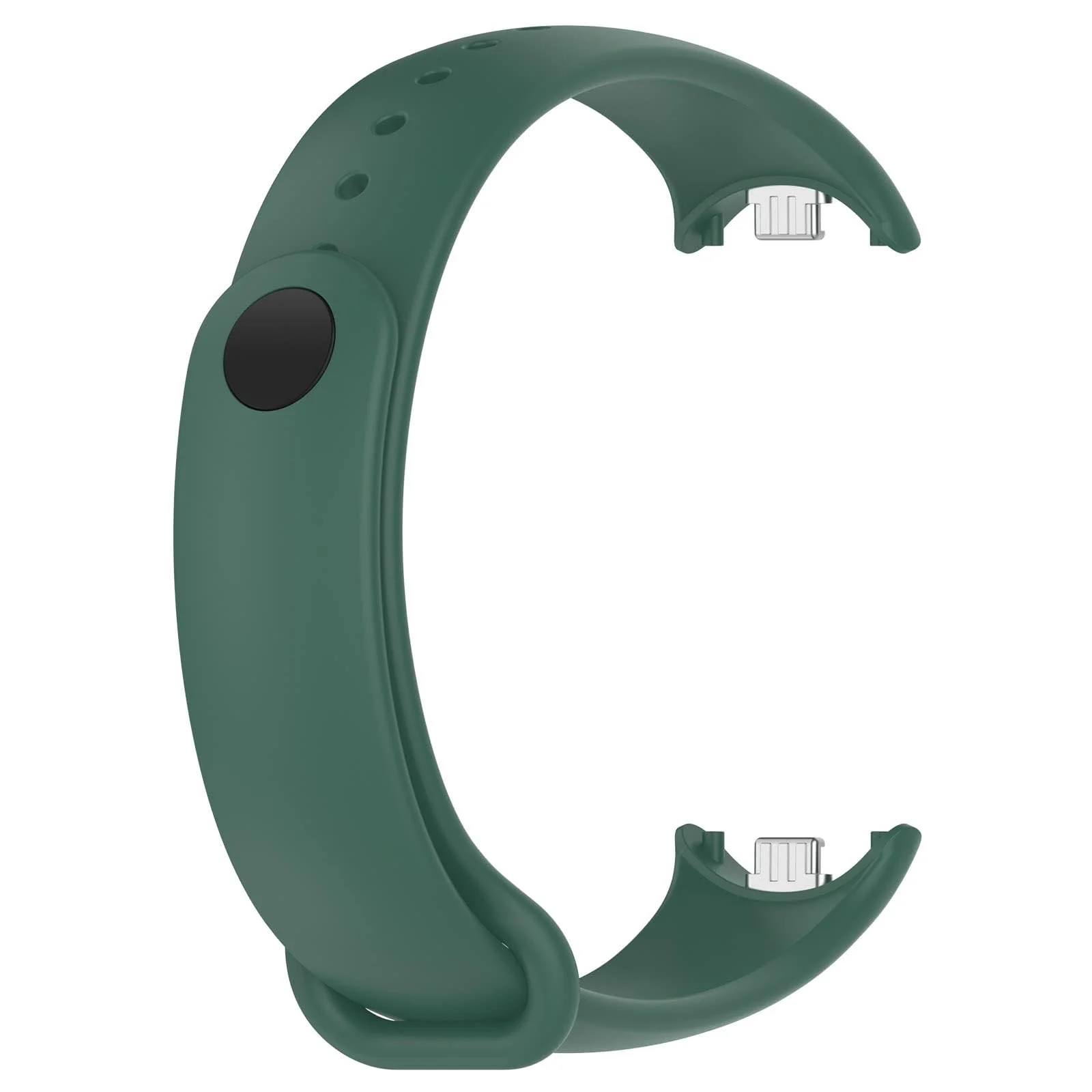 DL3 Mobilak Band Compatible with Xiaomi Mi Band 10/9/8 Replacement Strap, Silicone Skin-Friendly Wrist Strap Adjustable Sports Wristbands for Women Men Xiaomi Smart Band 8/9/10 - Green