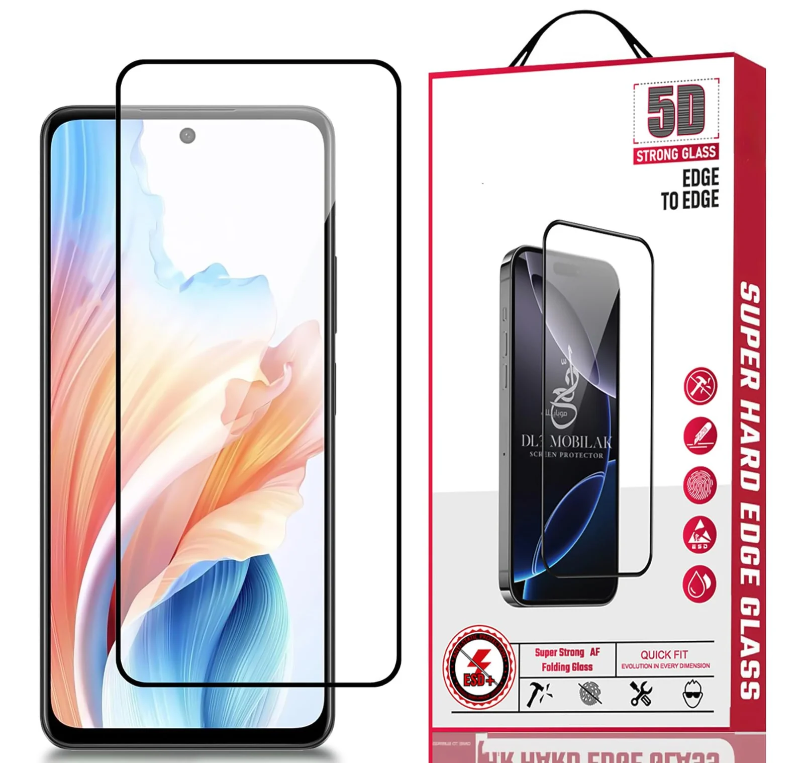 MOBIGON 9H Full-Coverage Tempered Glass Screen Protector for Huawei Y9 2019 / HONOR 8X / HONOR 9X Lite / Huawei Y8s, Clear
