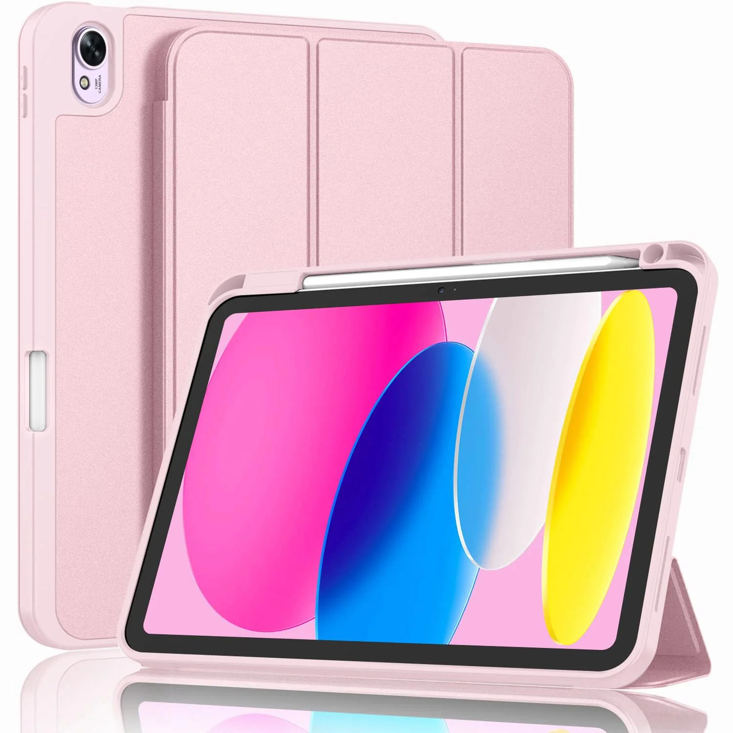 DL3 Mobilak Smart Case For Huawei MatePad 11.5s 2024 11.5 inch (Not matePad 11.5) Cover with Pencil Holder, Soft TPU Smart Stand Back Cover Auto Wake/Sleep - Rose Gold