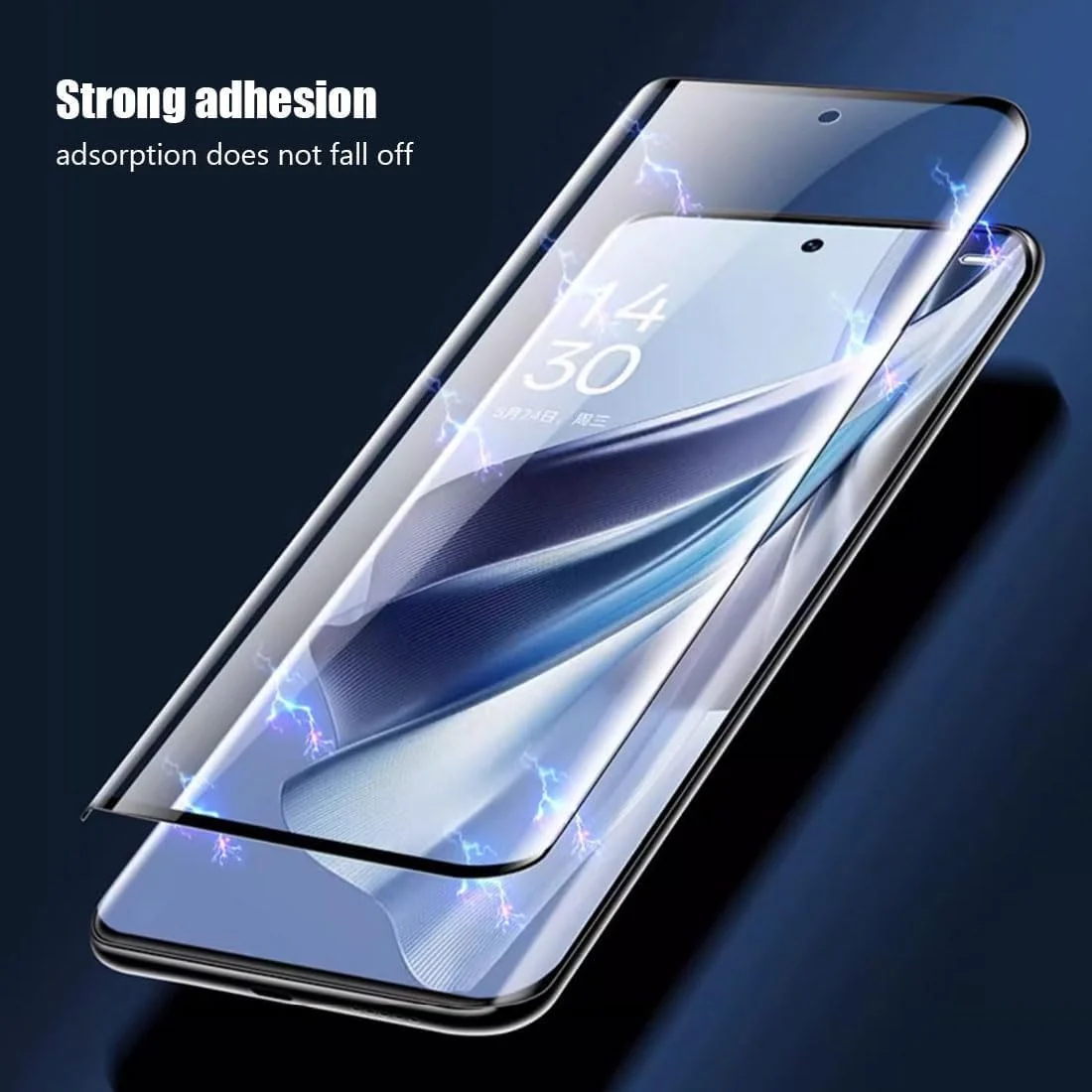 DL3 Mobilak Full Curved 5D Glass Screen Protector Full Glue For realme 11 Pro plus - Black
