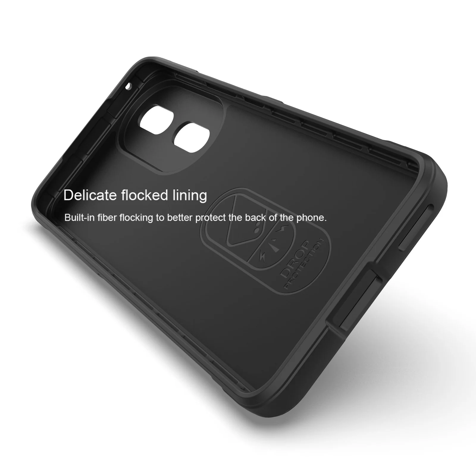 DL3 Mobilak Rugged Protective Case for Honor 90 5G, Camera protection, Shock-absorbing protection, Non-slip grip - Black