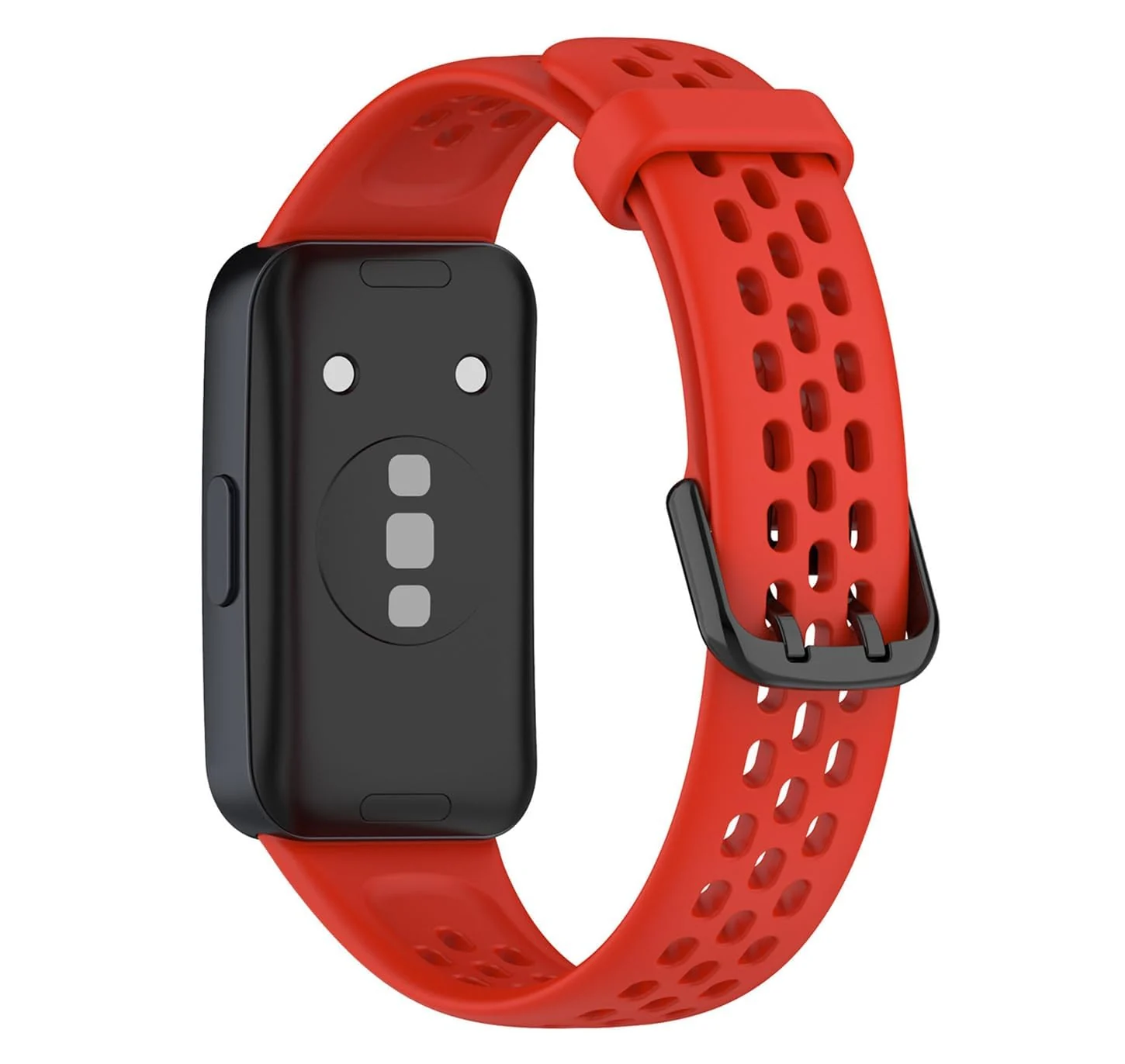 DL3 Mobilak Strap for HUAWEI Band 8 Replacement Band, Silicone Belt, Soft, Waterproof, Sweatproof, Easy to Put on and Take Off, HUAWEI Band 8 Replacement Strap, Sport Band - Red