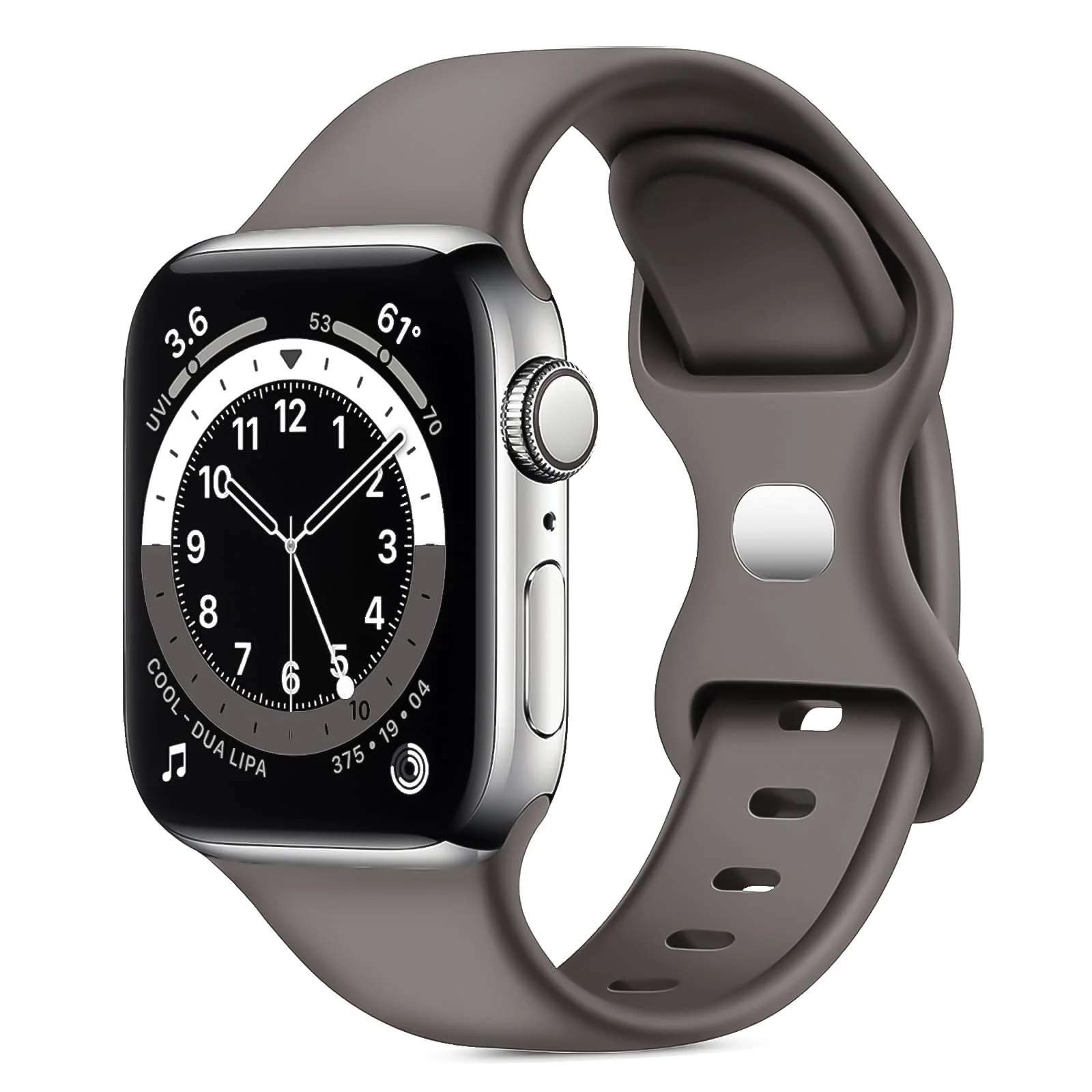 42MM/44MM/45MM/49MM — DL3 Mobilak Bands Compatible with Apple Watch Ultra 49mm 45mm 44mm 42mm 41mm 40mm 38mm, Replacement Soft Silicone Strap for iWatch Ultra 2 Series 9/8/7/6/5/4/3/2/1 (42MM/44MM/45MM/49MM)