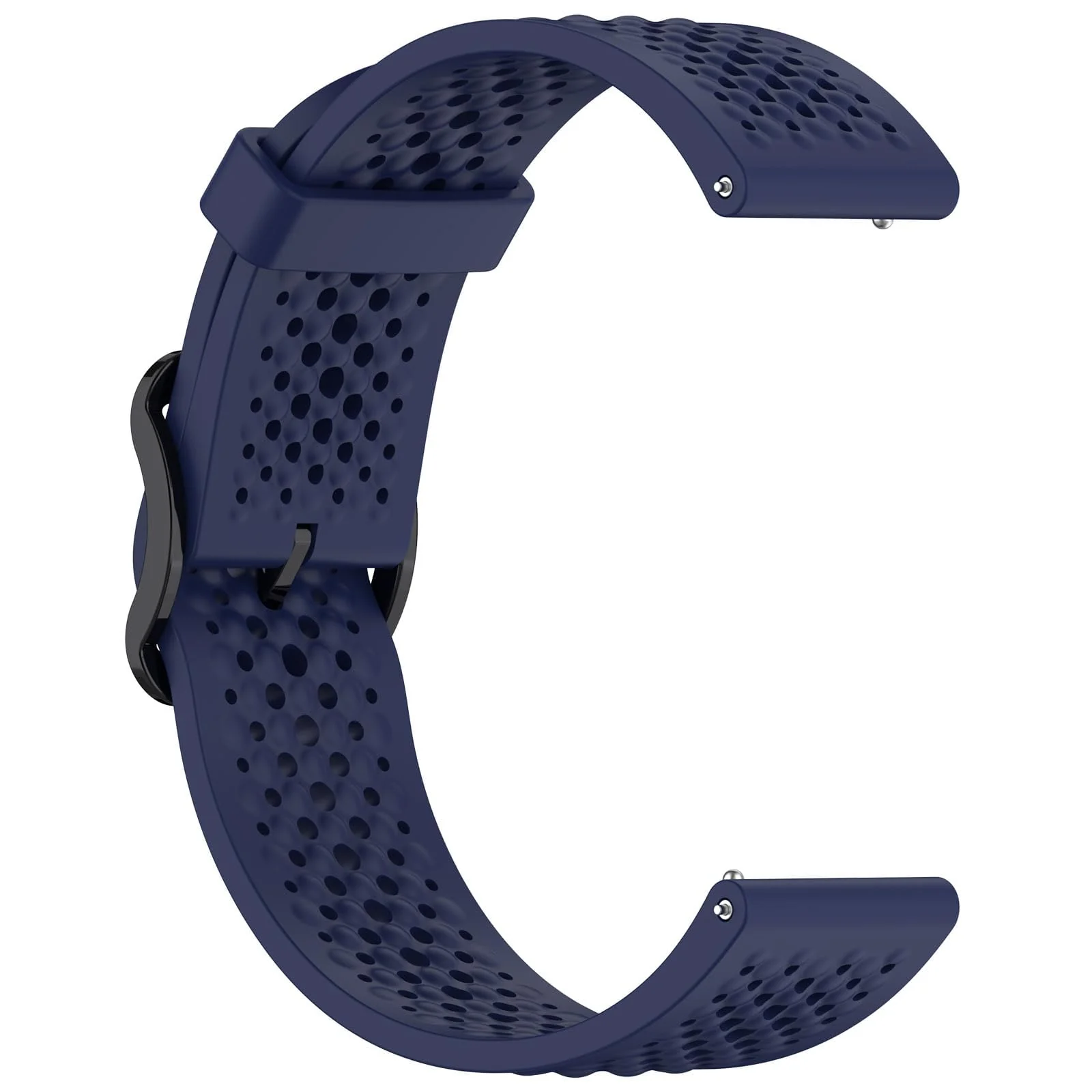 DL3 Mobilak 22 mm Silicone Breathable Sport Bracelet For Xiaomi Redmi Watch 5 Active/Redmi Watch 5 Lite Strap, 22mm Adjustable Armband Watchbands Quick Wristband Watch Strap Bands - Blue
