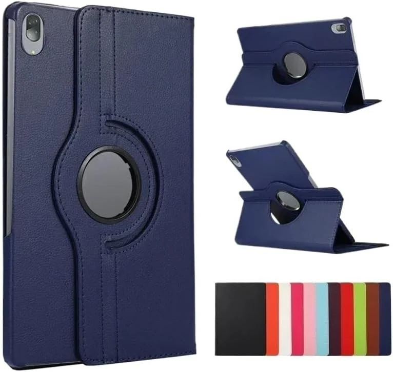DL3 Mobilak Protective Cover for Huawei Matepad 12X 2024 / MatePad Air 12 inch 2024, 360° Rotatable Smart Stand, Leather Folio Flip Cover with Multi-Angle Viewing, Auto Wake Sleep - Blue